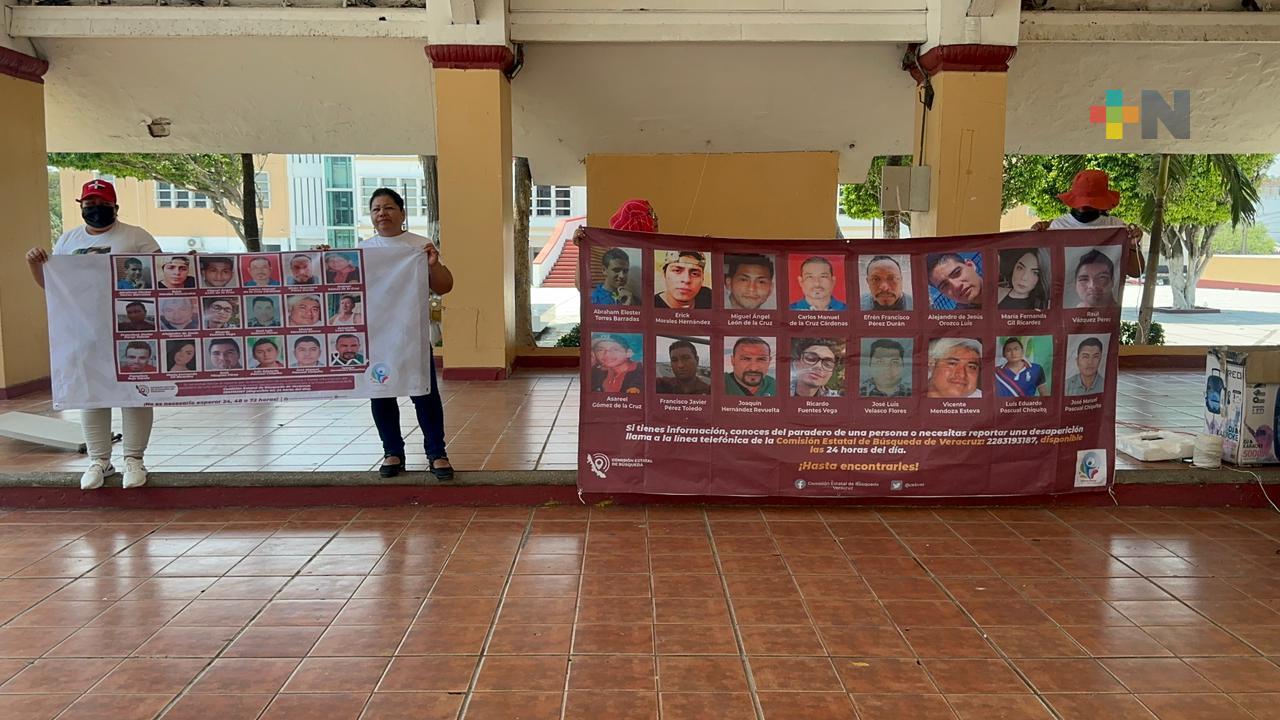 Colectivo “Juntos hasta encontrarlos” realiza jornada informativa en Coatzacoalcos