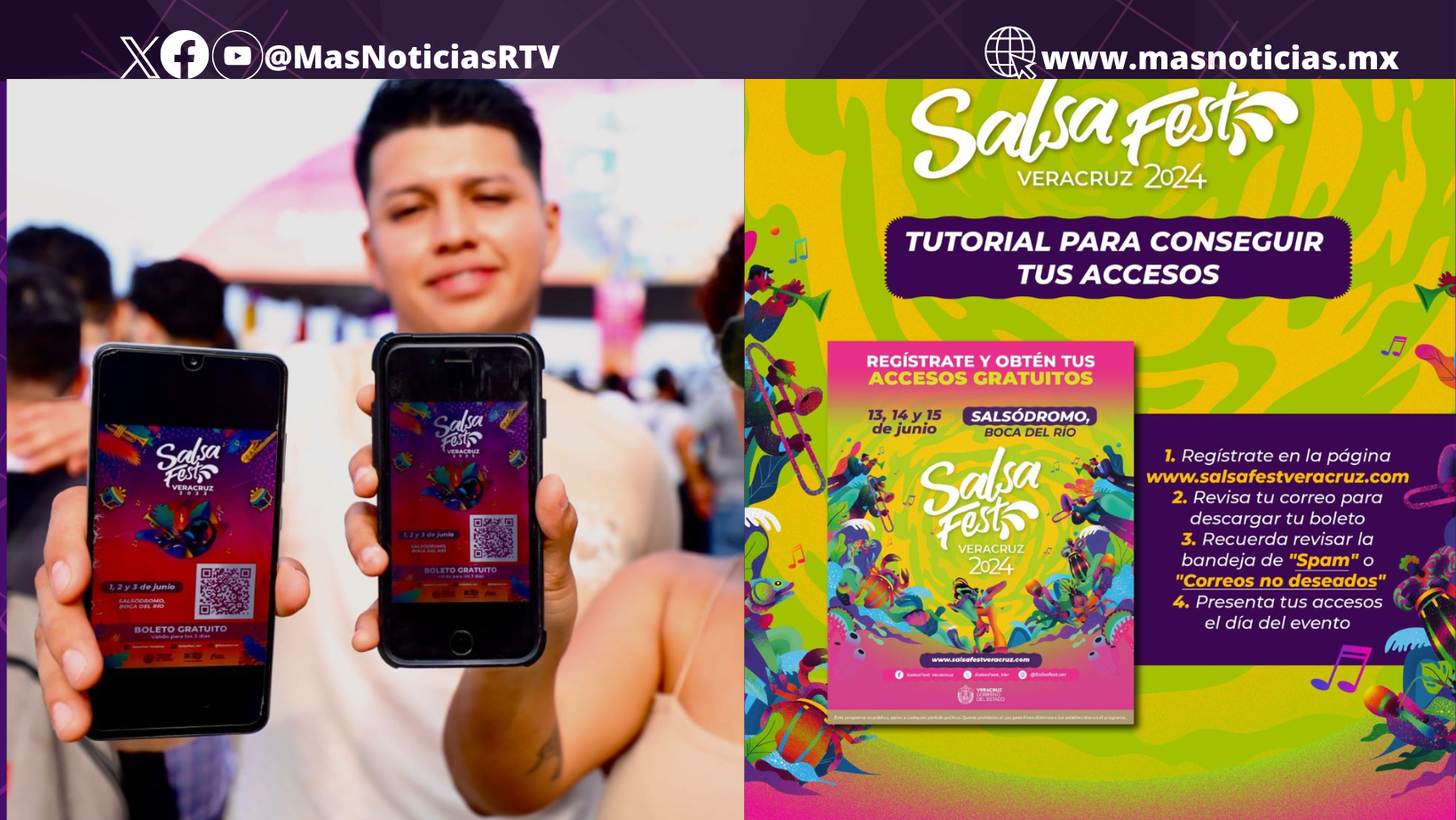 Activada la plataforma para descargar boletos para Salsa Fest 2024