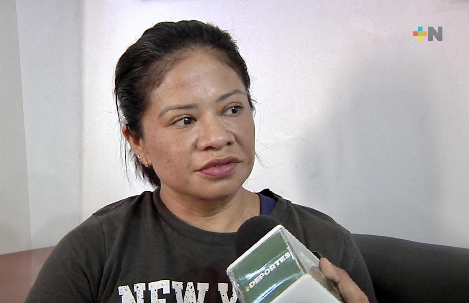 Diana Pérez, lista para ver acción en el “Mr. Veracruz Juvenil y Veteranos” 2024