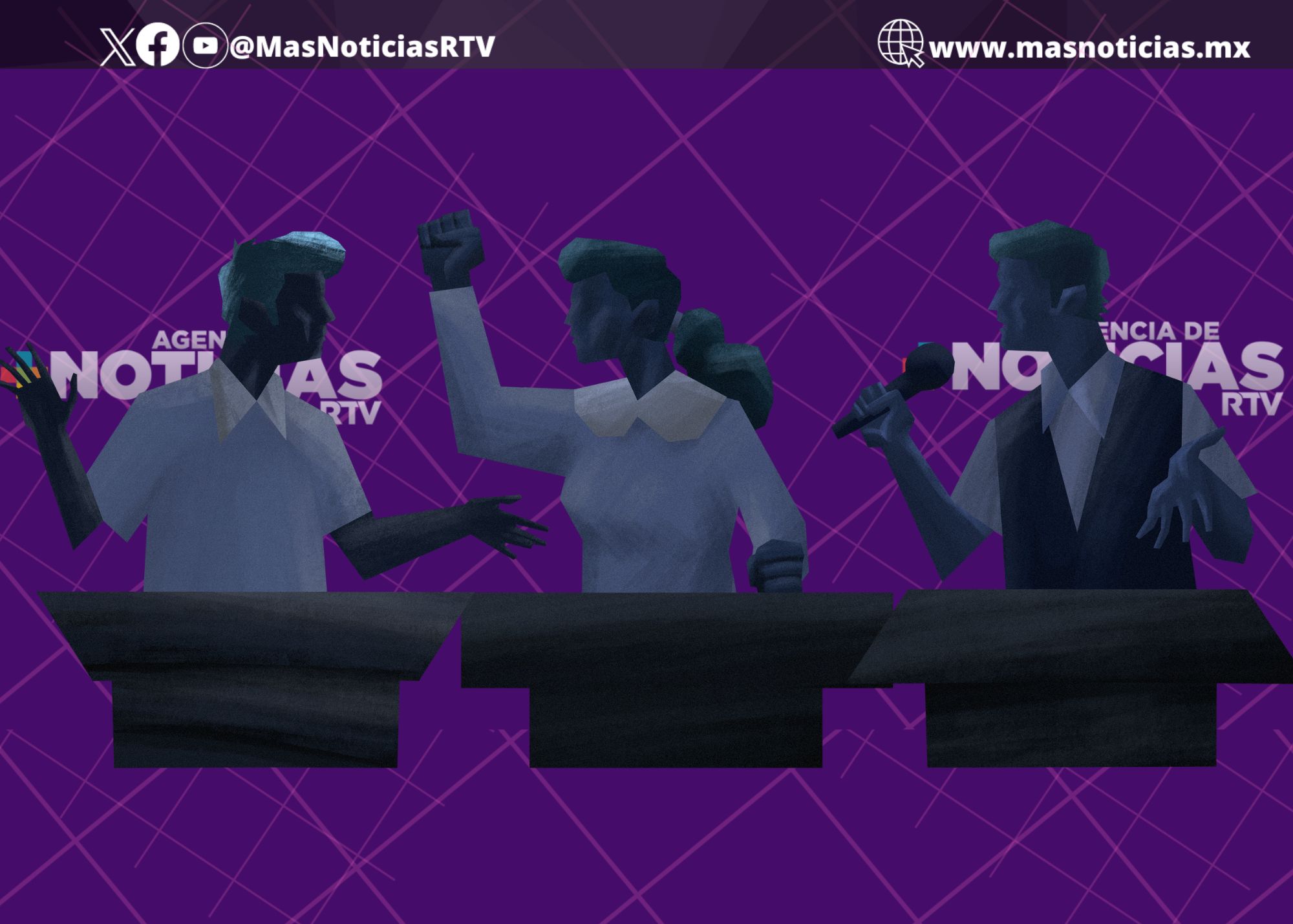 Del 14 al 24 de mayo serán los debates entre candidatos a diputaciones locales
