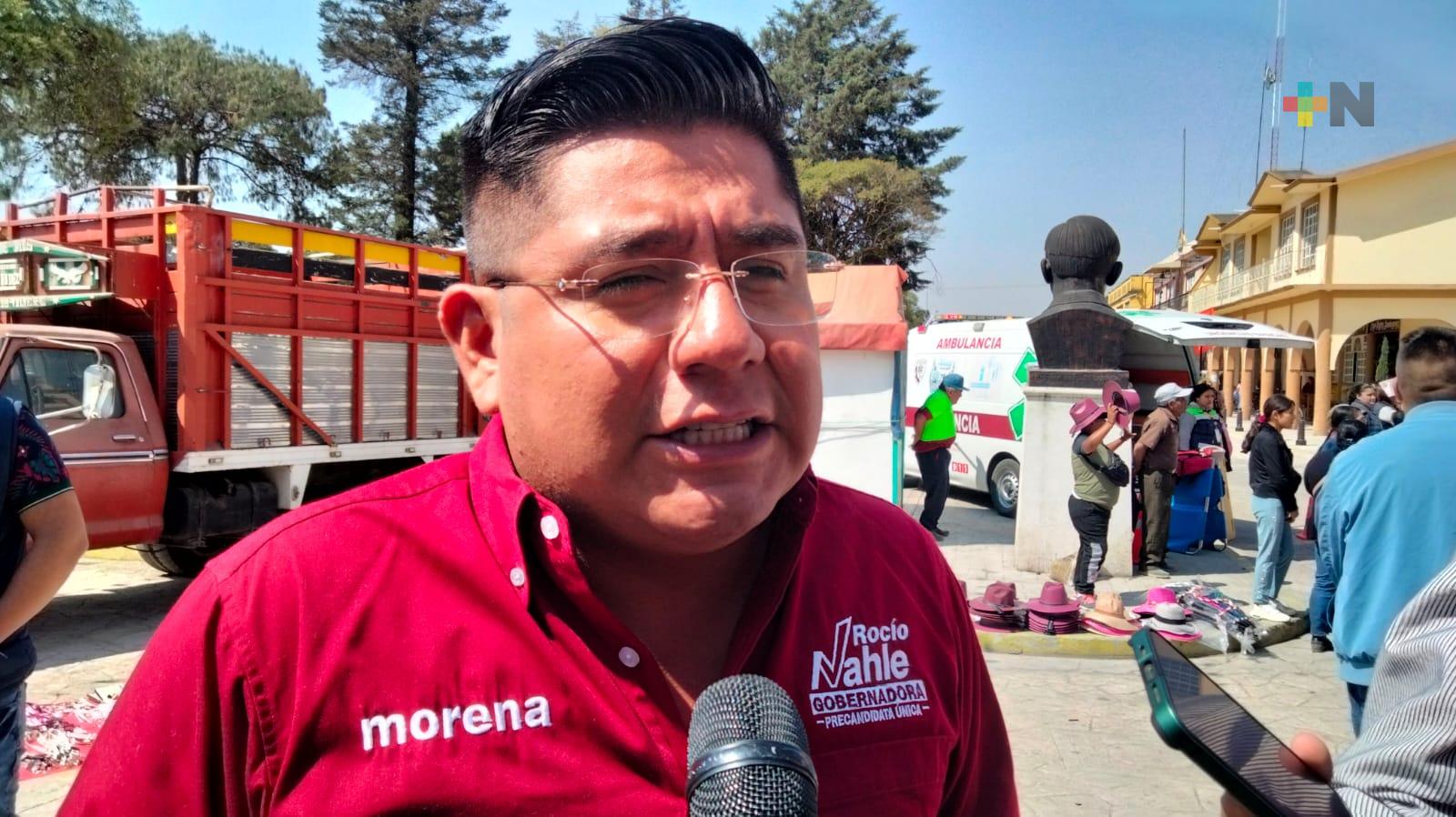 Campaña de Rocío Nahle se mantendrá en propuestas y no descalificaciones: Esteban Ramírez