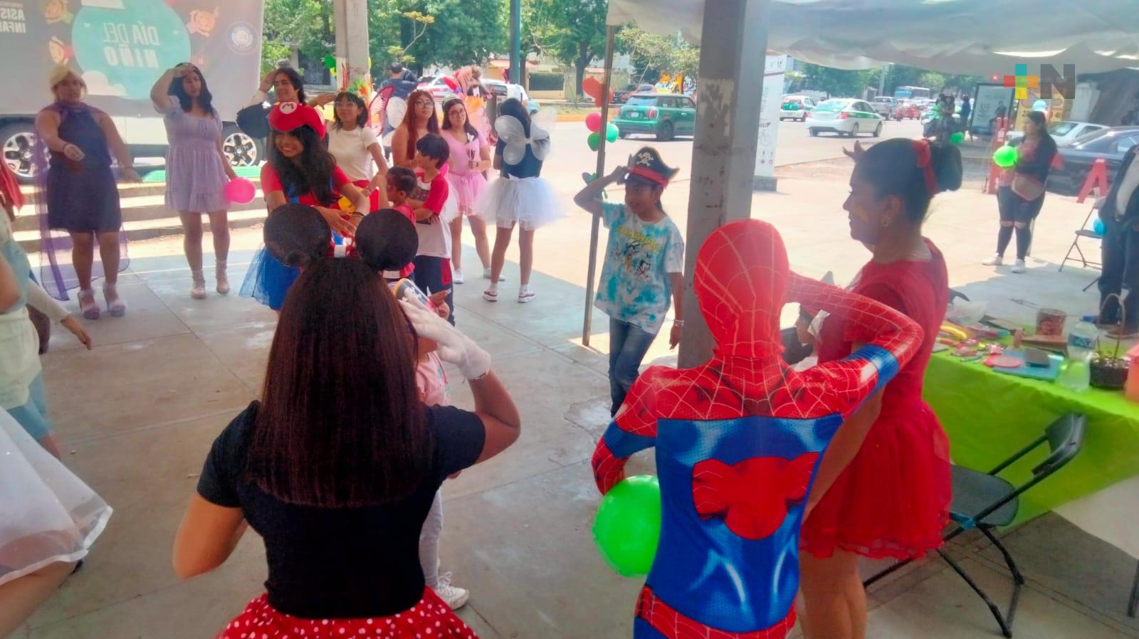 Con actividades lúdicas, estudiantes de escuela Artículo Tercero celebran Día del Niño