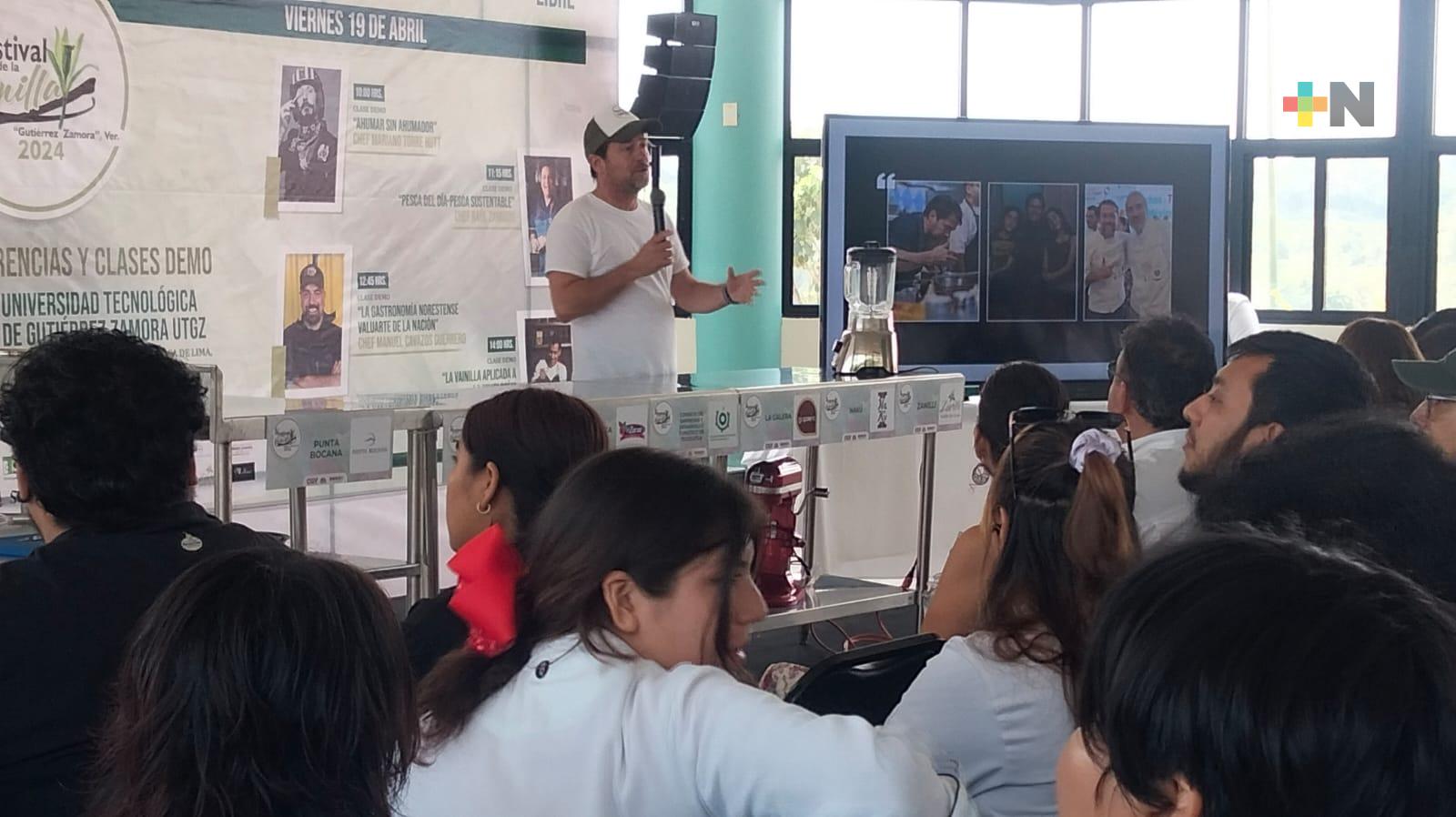 En Feria de la Vainilla buscan motivar interés de jóvenes hacia la gastronomía