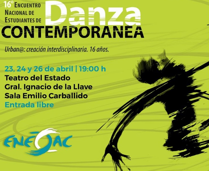 Invitan UV y Secver al 16° Encuentro Nacional de Estudiantes de Danza Contemporánea