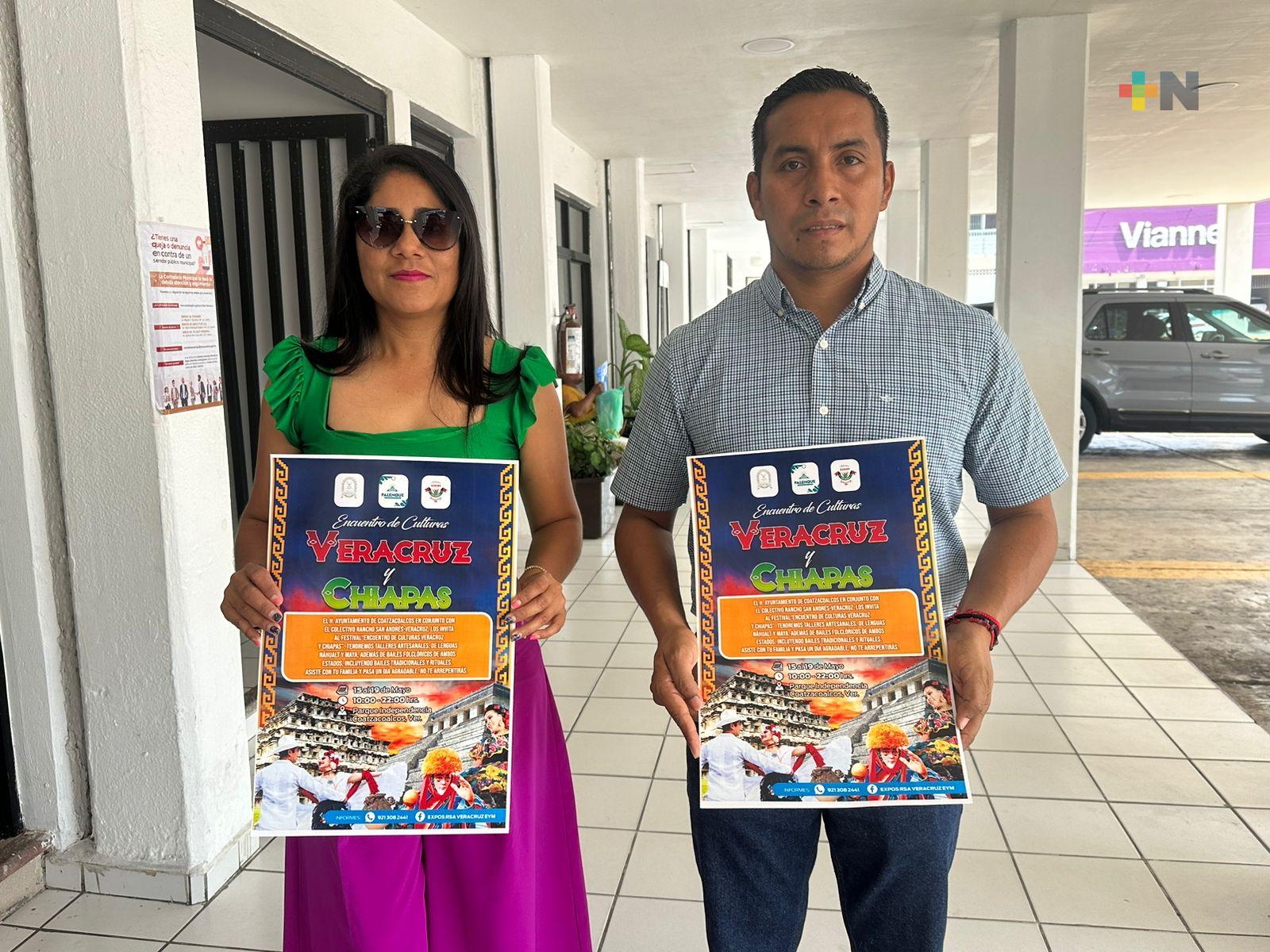 En mayo realizarán Encuentro cultural Veracruz- Chiapas en Coatzacoalcos