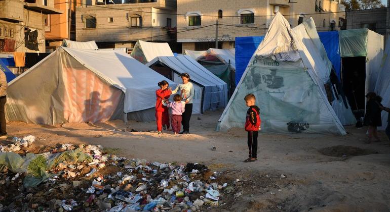 Calor agrava la crisis sanitaria en Gaza