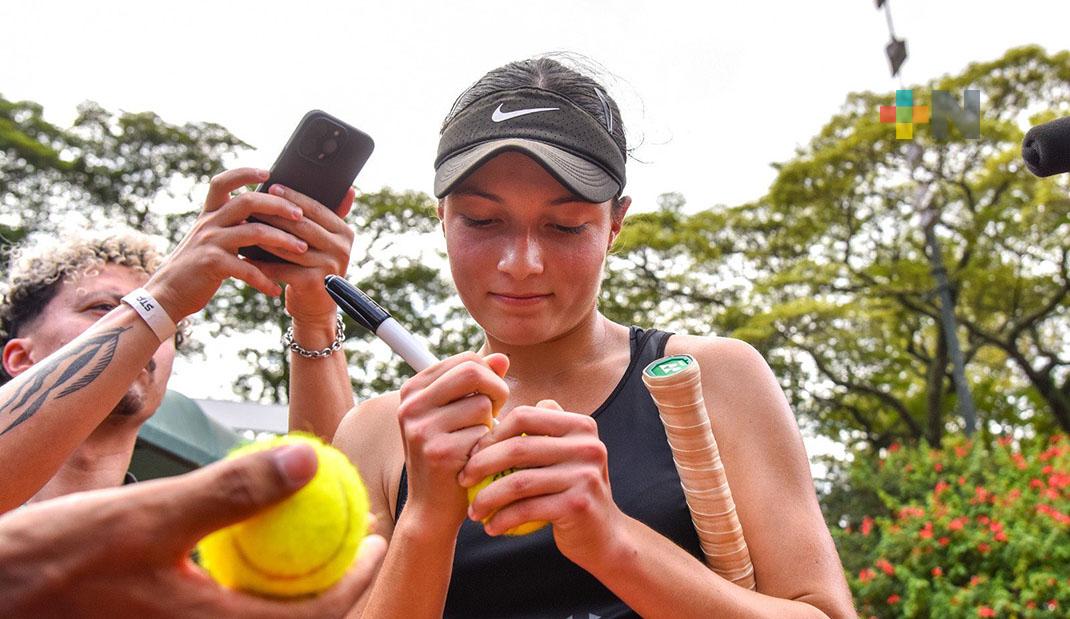 Hanne Estrada, subcampeona en el Roland Garros Junior Series