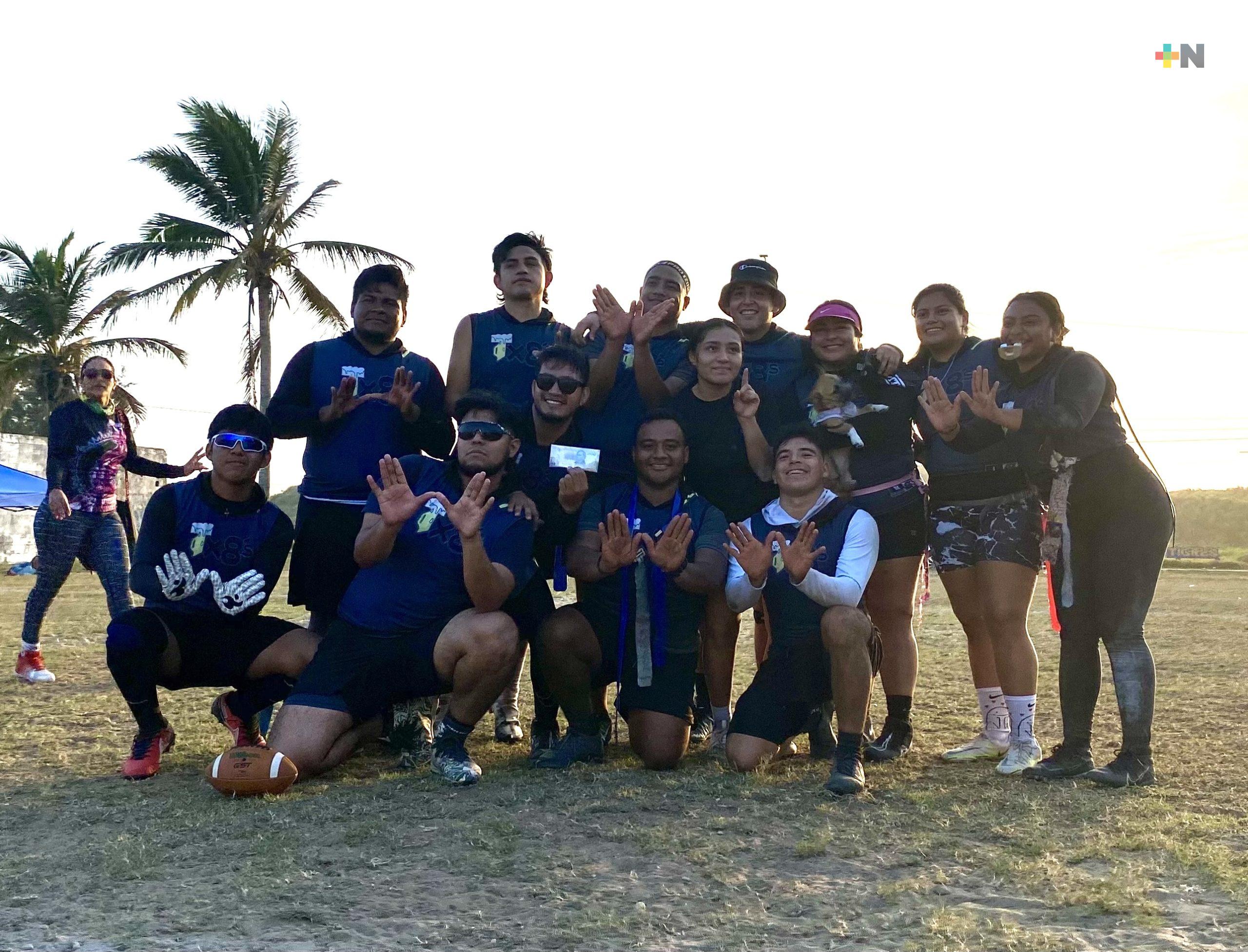 Equipo Tx8´s conquista la Liga de Tocho Flag de Coatzacoalcos