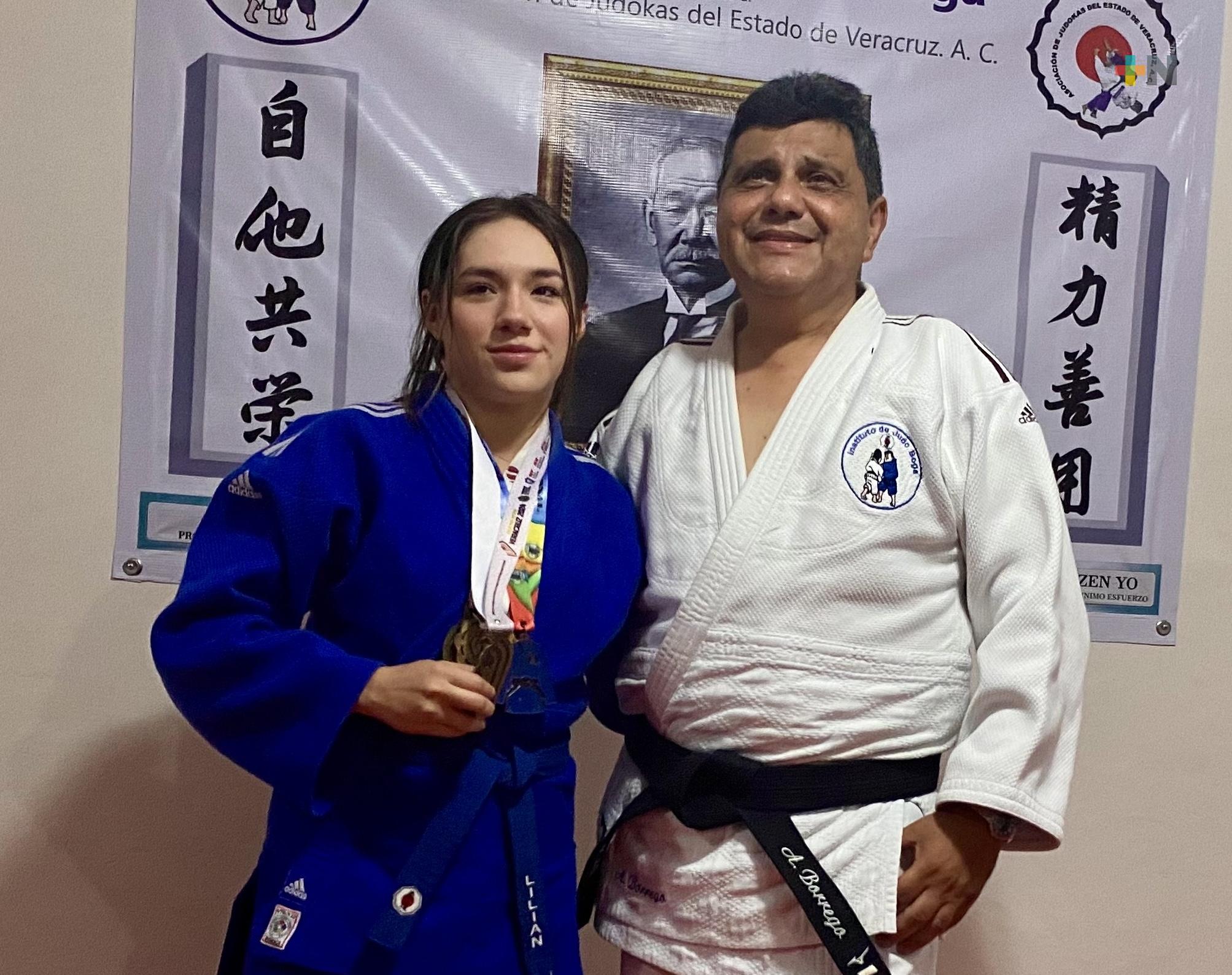 Judoca Lilian Villar competirá por Veracruz en los Juegos Nacionales Conade 2024