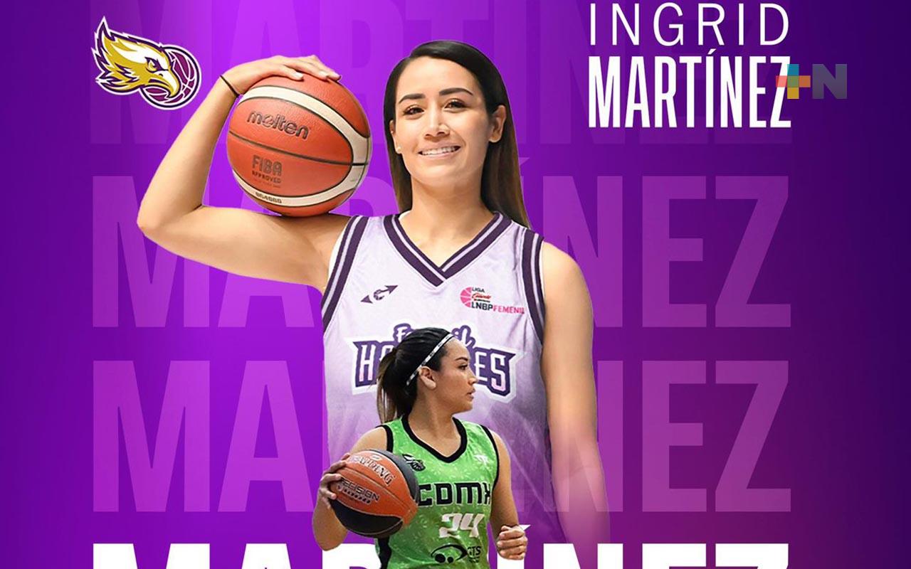 Ingrid Martínez, nueva jugadora de Halcones de Xalapa Femenil