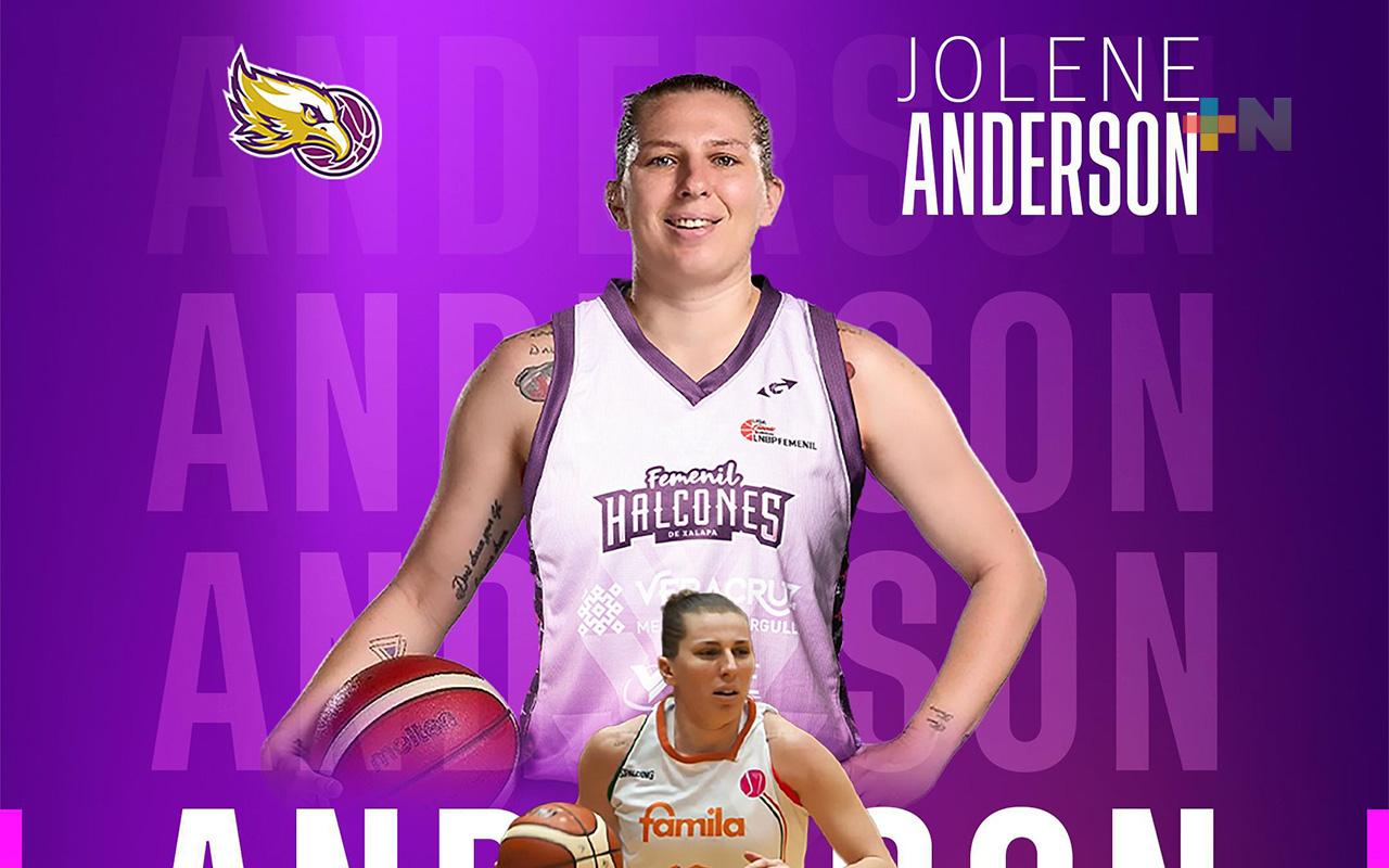 Jolene Anderson defenderá los colores de Halcones de Xalapa Femenil
