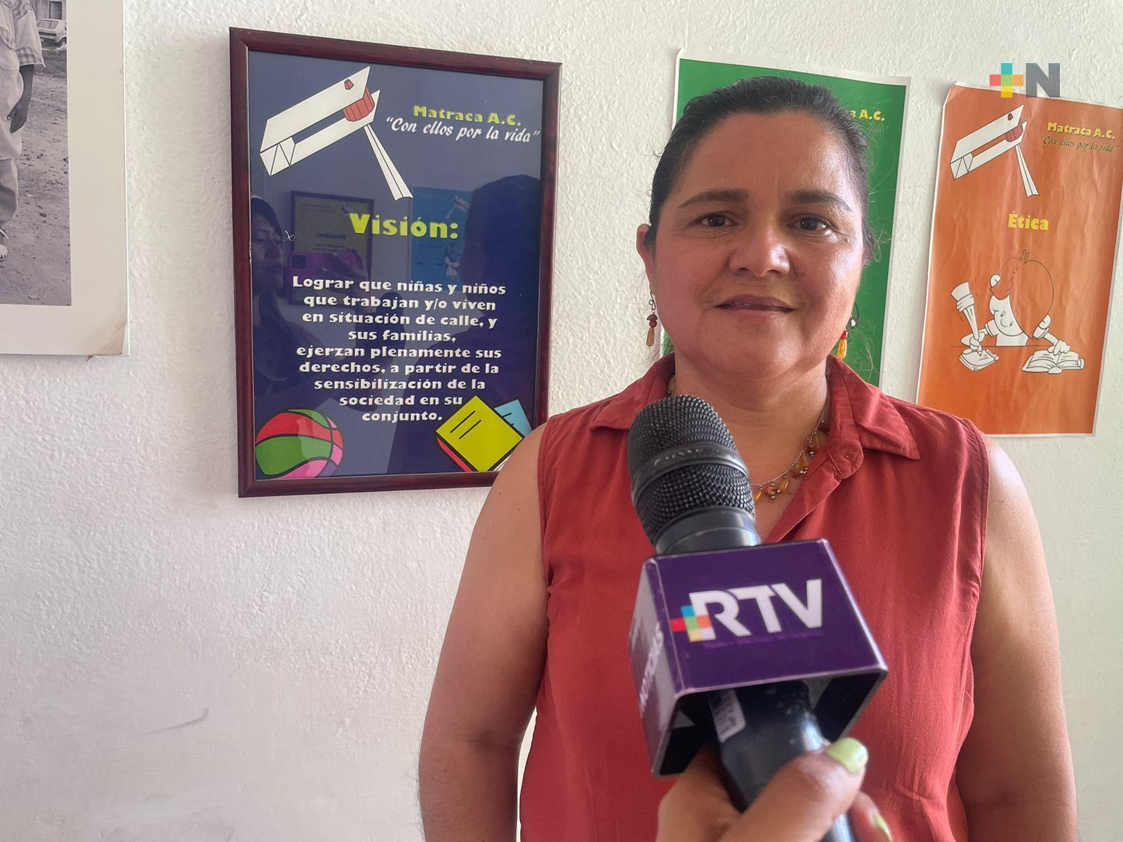 Más de 600 infantes laboran en calles de Xalapa: Matraca