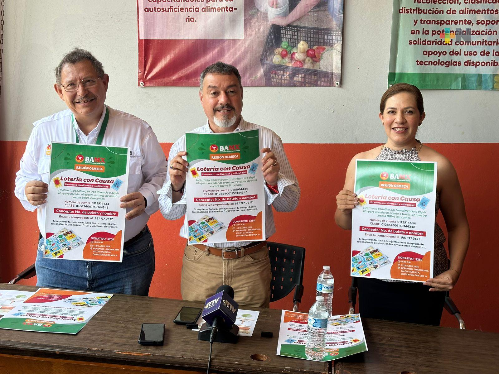 Banco de Alimentos de la región Olmeca organiza lotería con causa