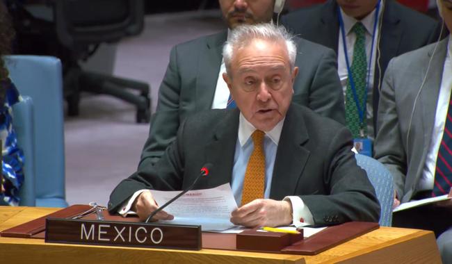 México reafirma su apoyo a Palestina para ser miembro de pleno derecho de la ONU