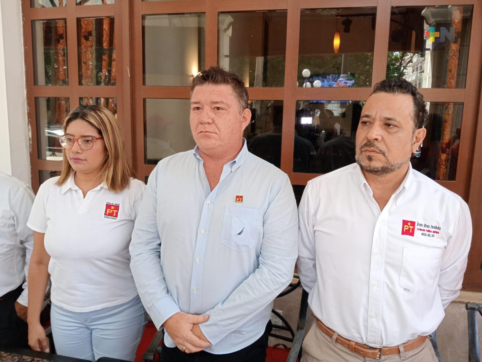 En distrito 16 con cabecera en Boca del Río va solo PT por diputación local