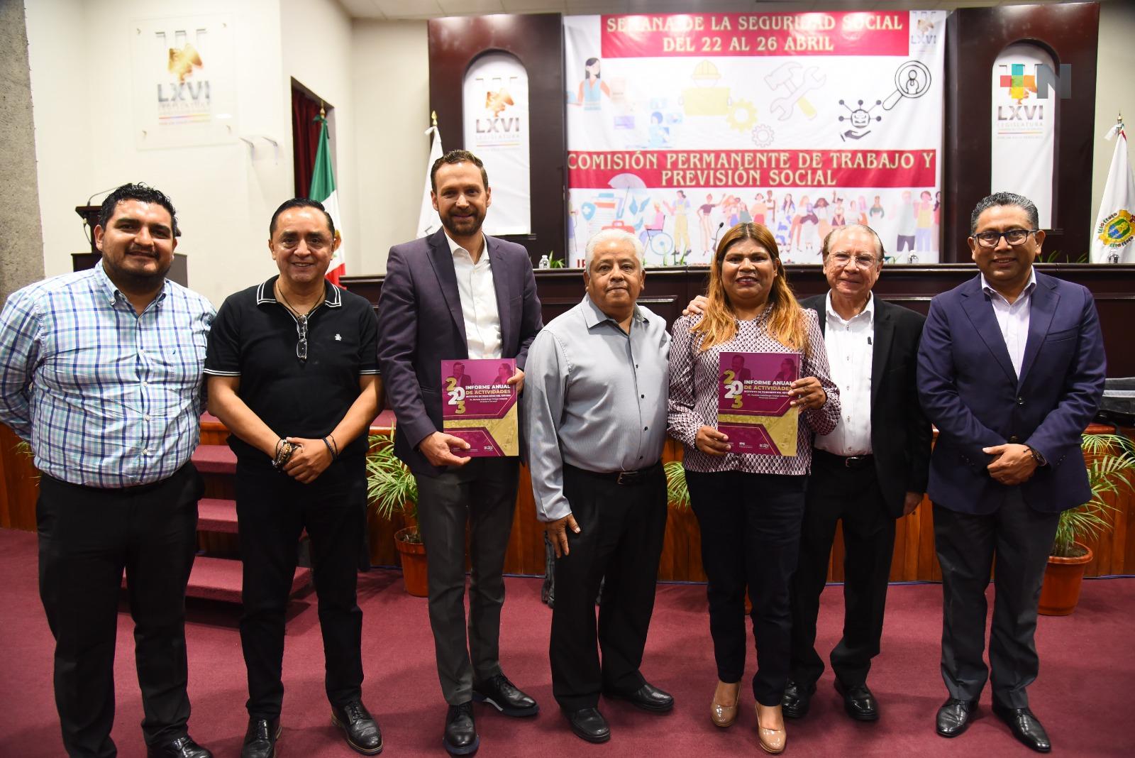 Destaca diputada avances del Sistema de Pensiones de Veracruz