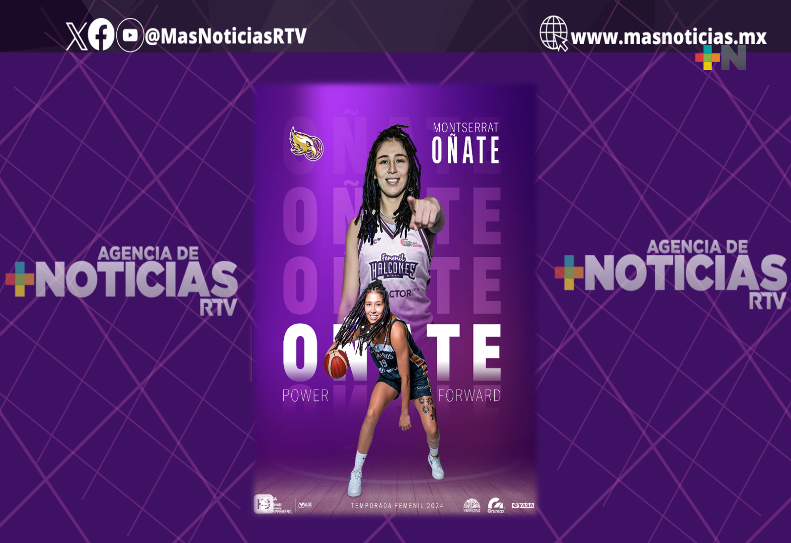 Montserrat Oñate aportará fuerza y juventud a la pintura de Halcones de Xalapa Femenil