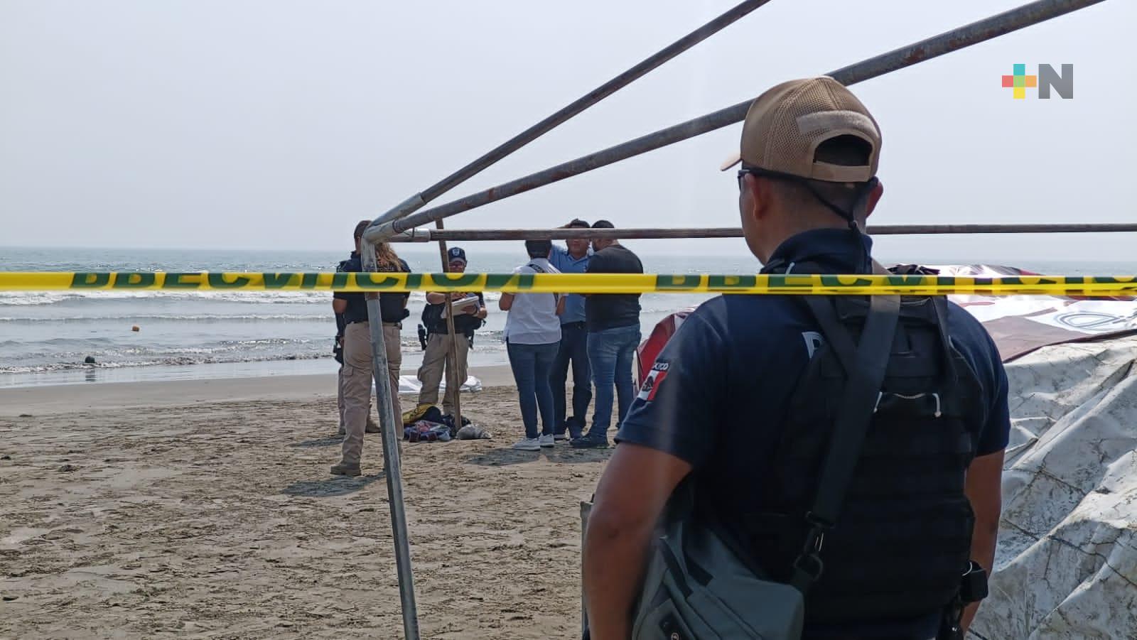Persona fallece en playa Tortuga de Boca del Río