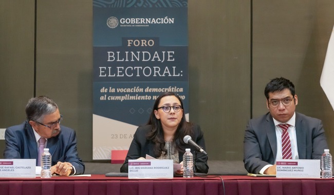 Personal de la Secretaría de Gobernación se capacita en materia de blindaje electoral