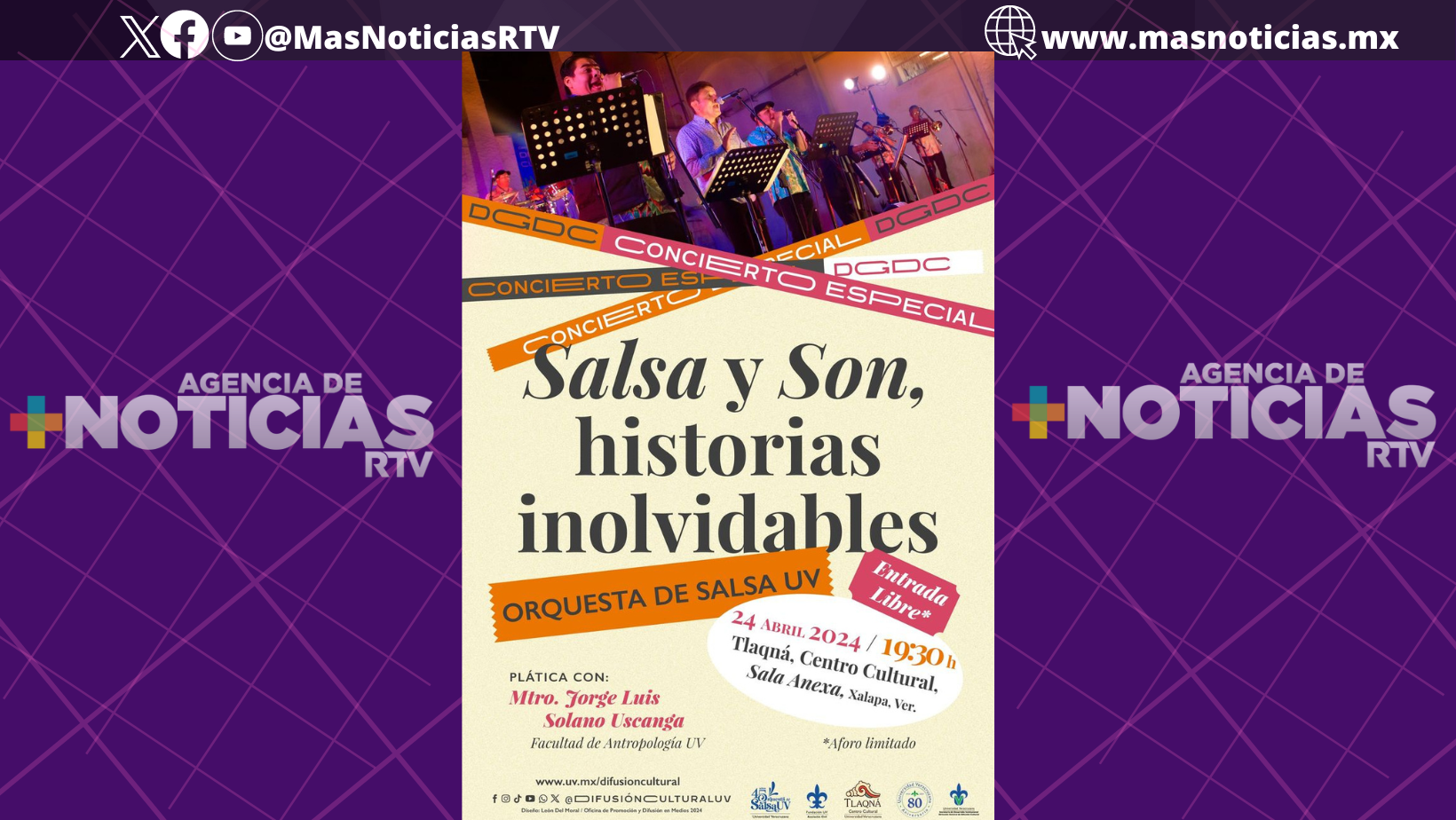 Orquesta de Salsa UV presenta «Salsa y Son, Historias inolvidables»