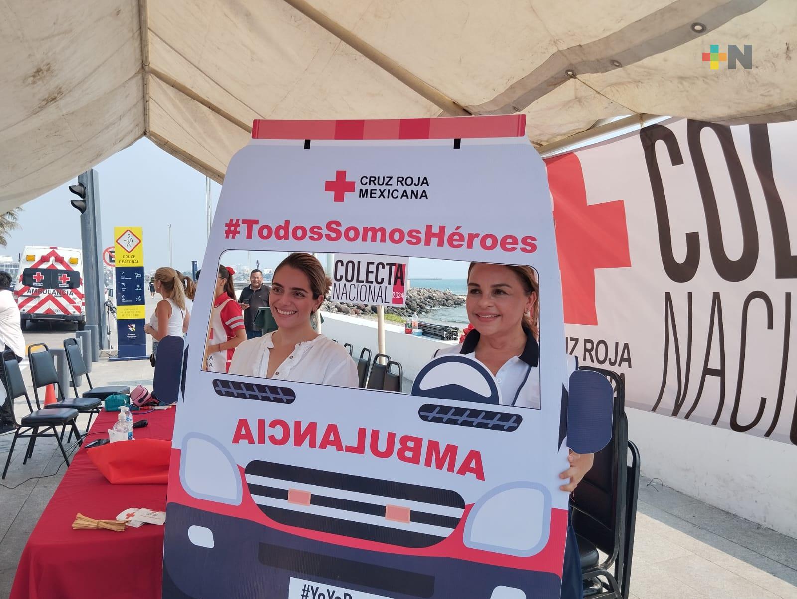 Realizan el Radiotón de la colecta nacional a Cruz Roja en Veracruz puerto