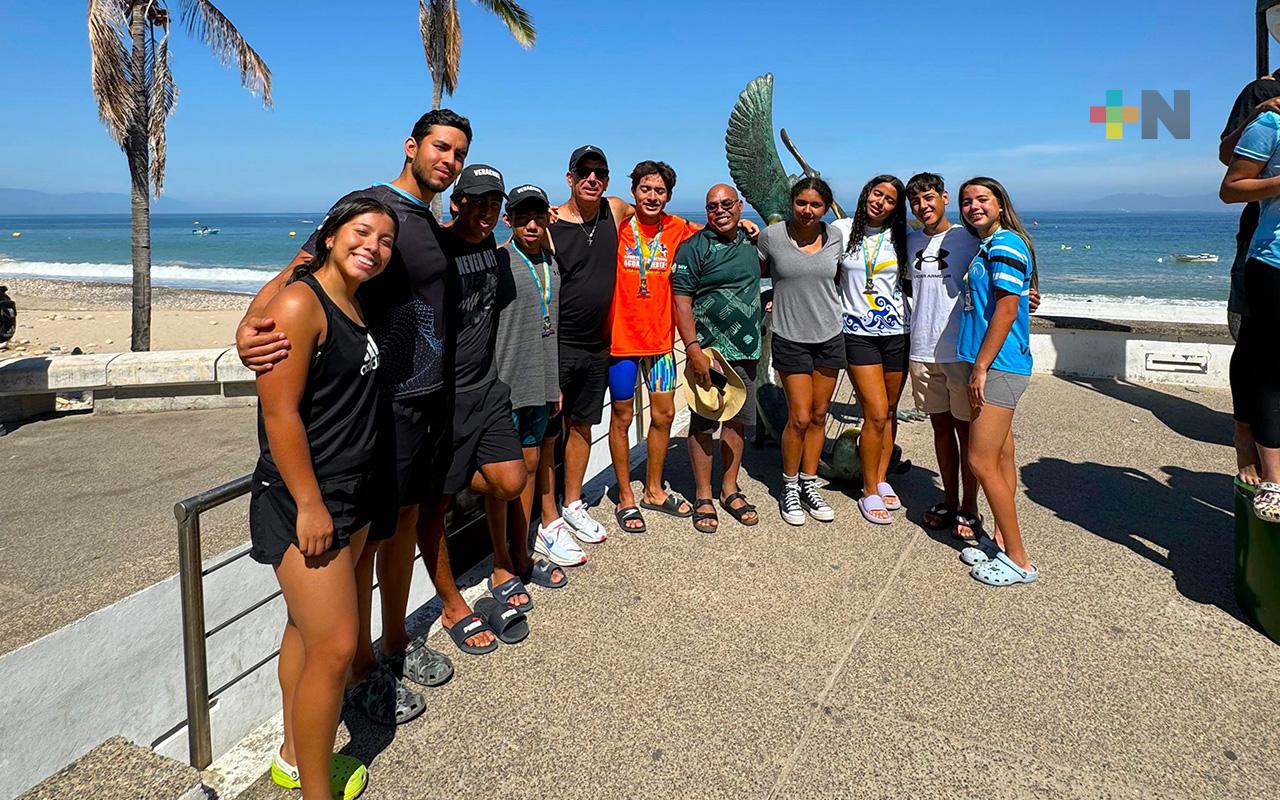 Plata para Veracruz en los Relevos del Nacional de Aguas Abiertas