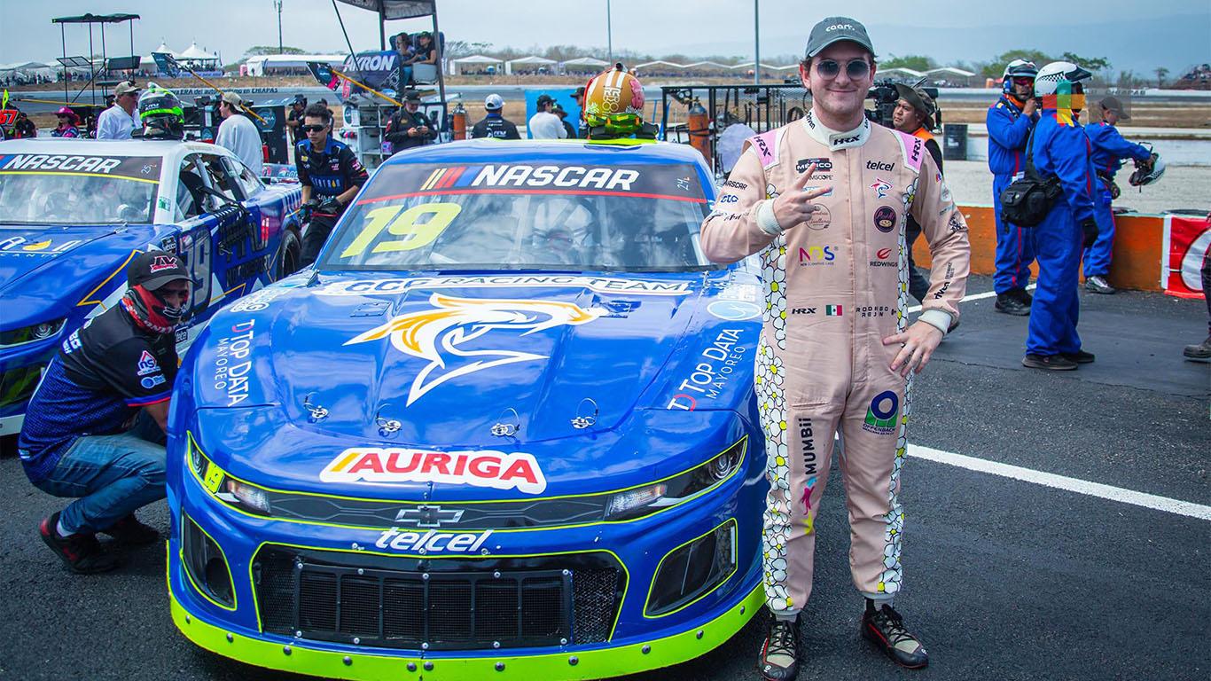 Remontada y Top-5 de Nascar México Series, para Rodrigo Rejón y GGG Racing Team en Chiapas