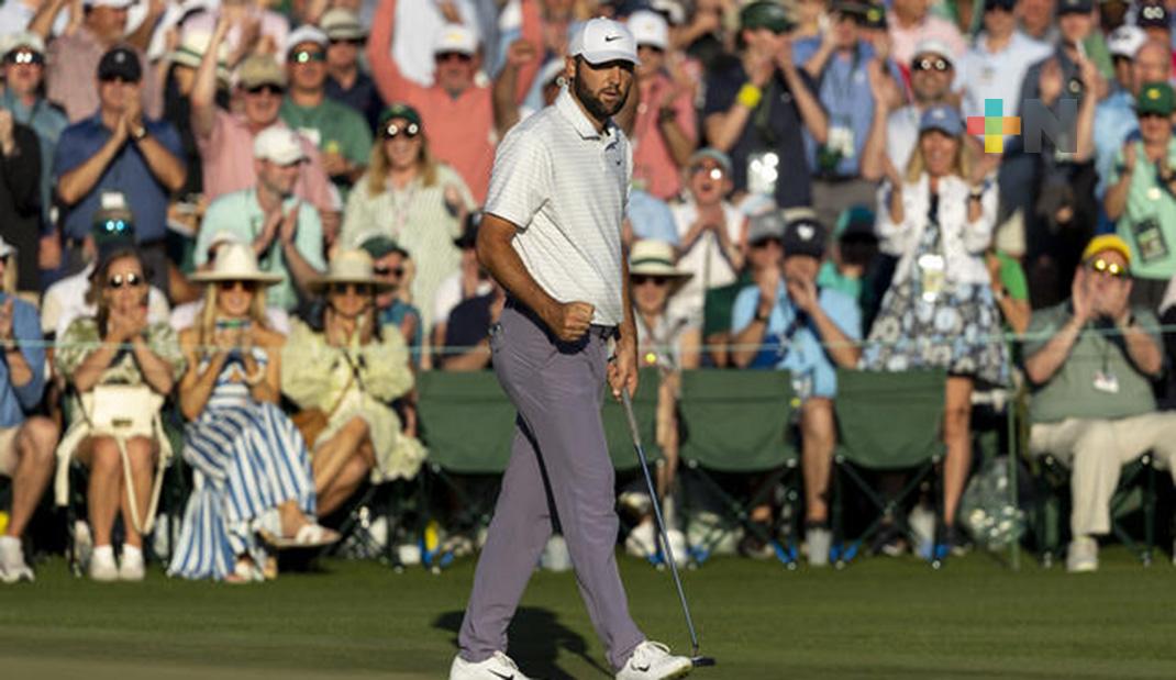 Scottie Scheffler, único líder en el Masters de Golf