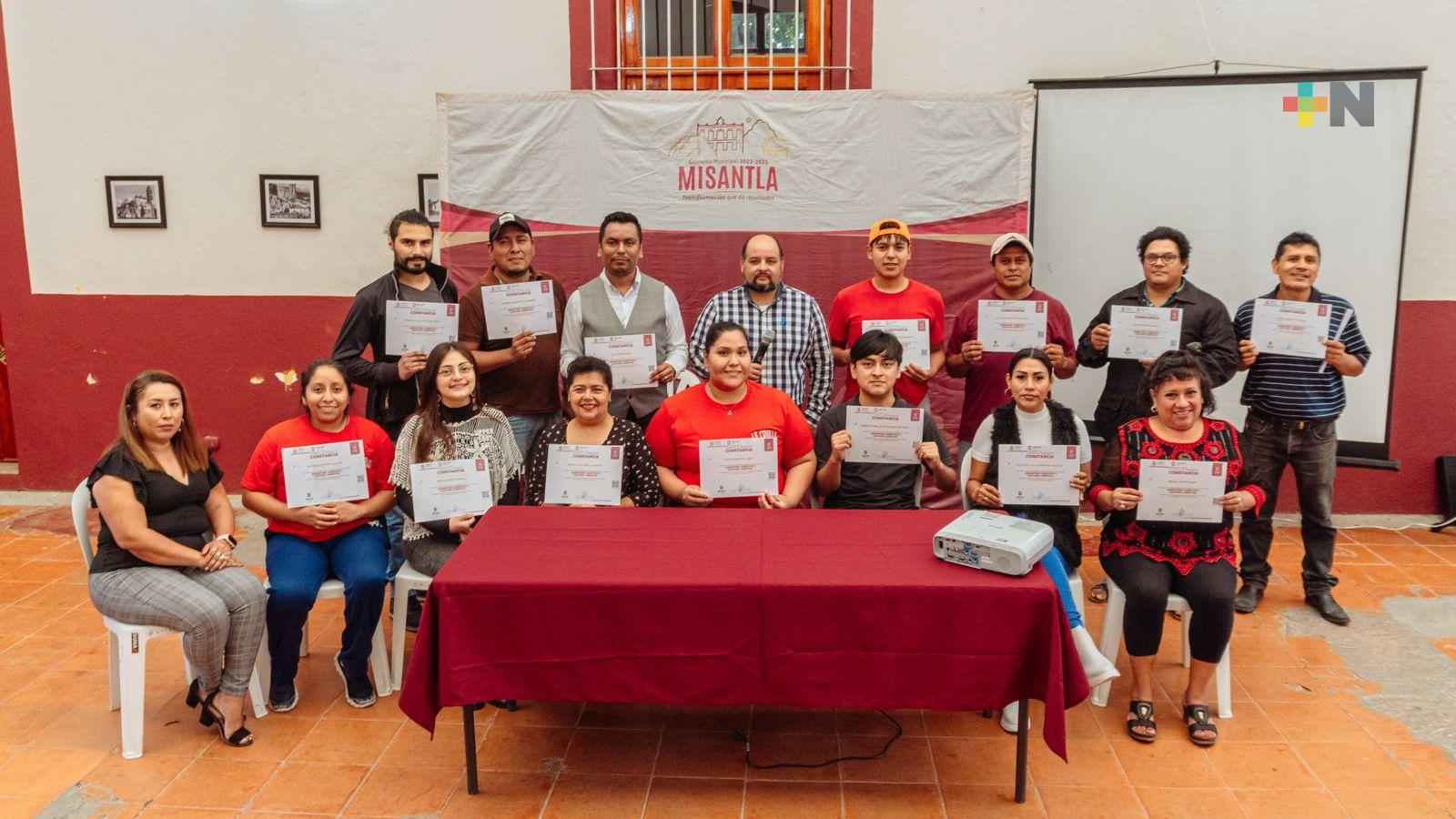 Sectur Veracruz impulsa profesionalización de prestadores de servicios de Misantla