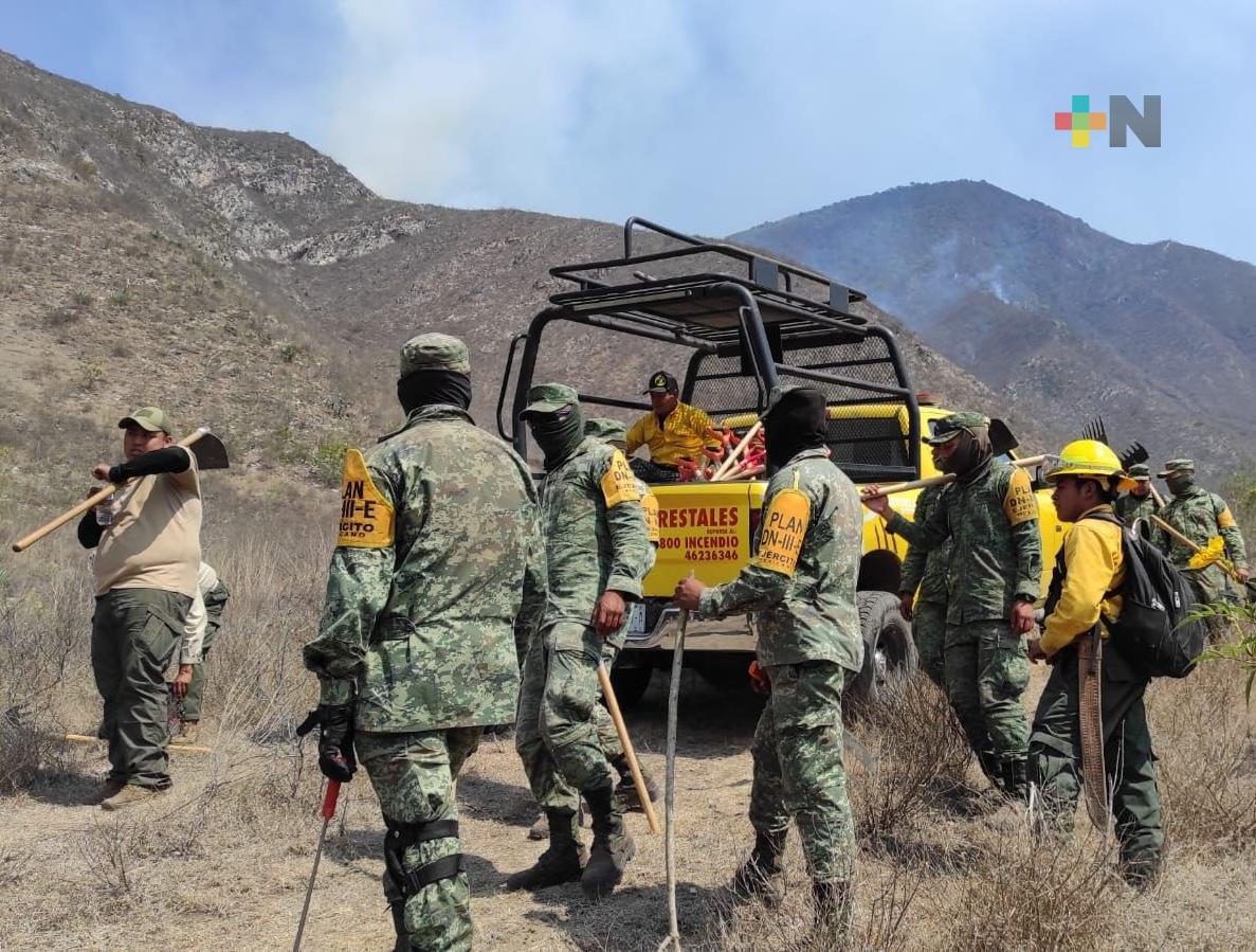 Liquidado el incendio en Huiloapan y controlado al 90% el siniestro de Maltrata
