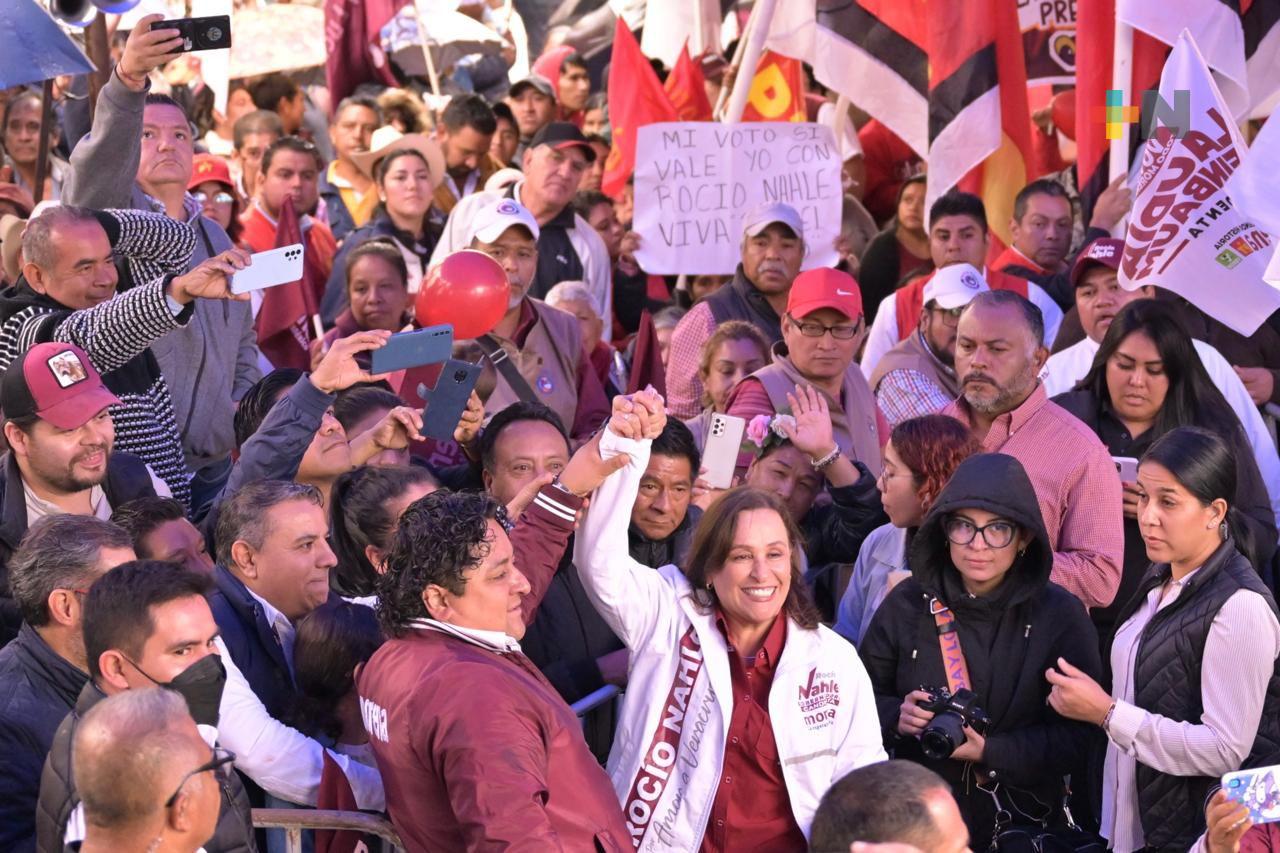 La prioridad para la 4T es la base social, primero los pobres: Rocío Nahle