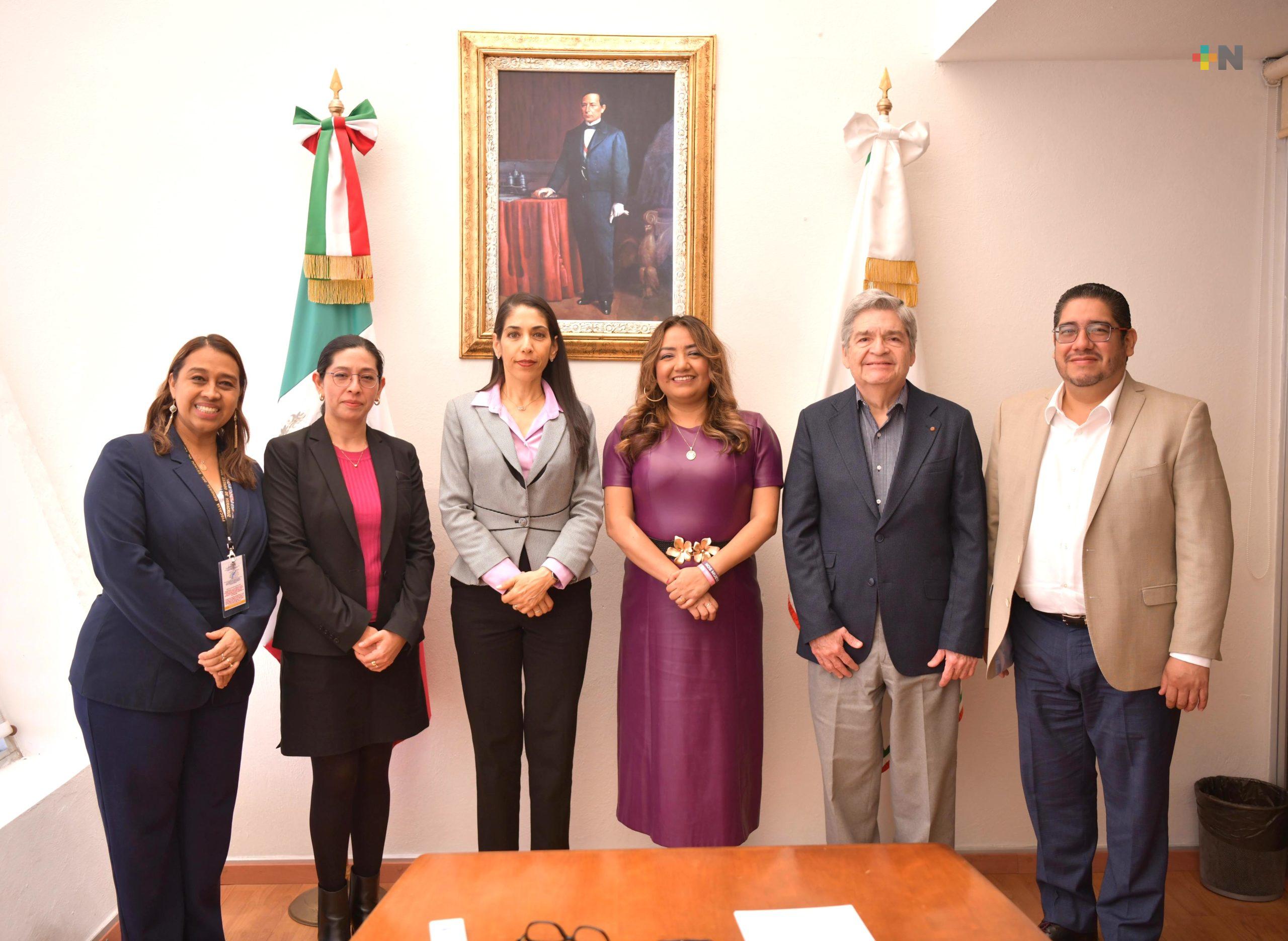 Se reúnen Fiscal general del Estado y la Consejera presidenta del OPLE Veracruz