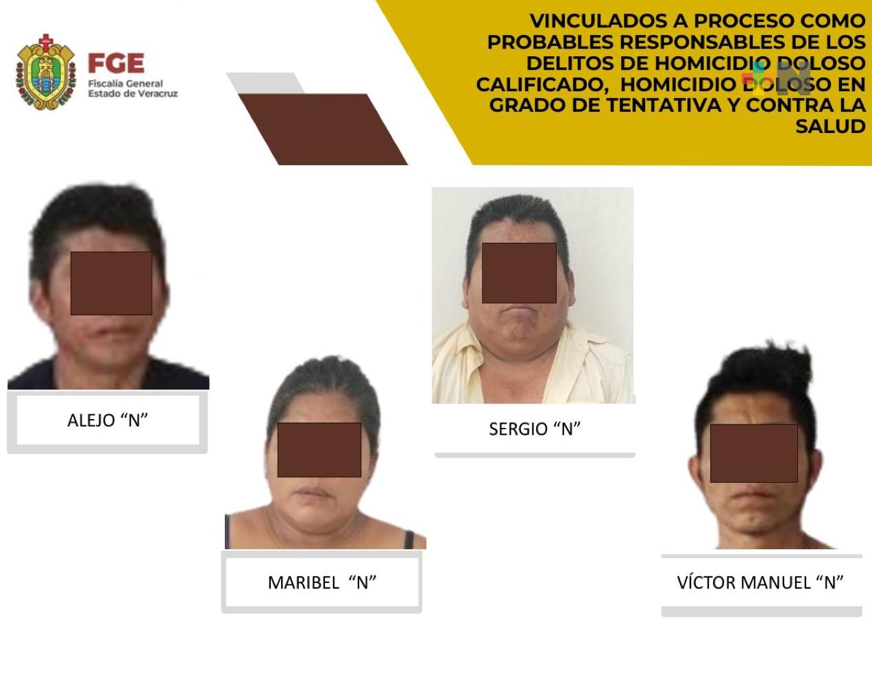 Vinculados a proceso los probables responsables del homicidio de tres personas en San Andrés Tuxtla