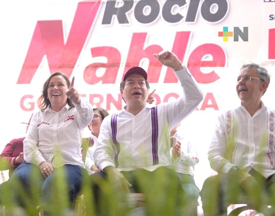Rocío Nahle será la primera gobernadora de Veracruz, afirma Mario Delgado