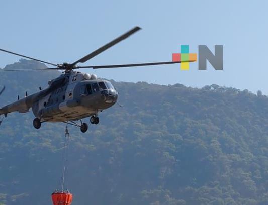 Se mantiene atención con altos porcentajes de control en incendio de Río Blanco