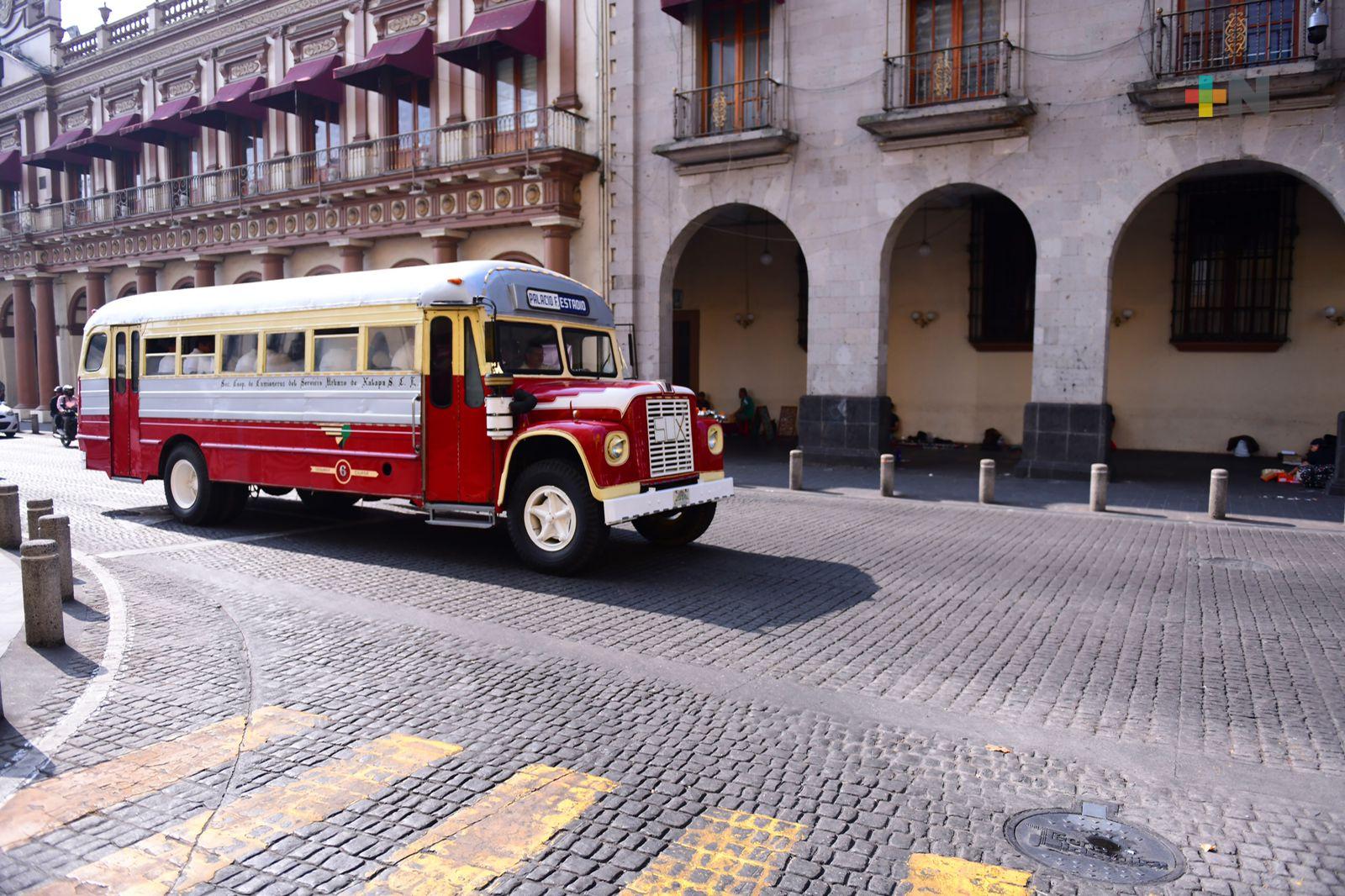 Servicio urbano de Xalapa cumple 90 años en la capital del estado