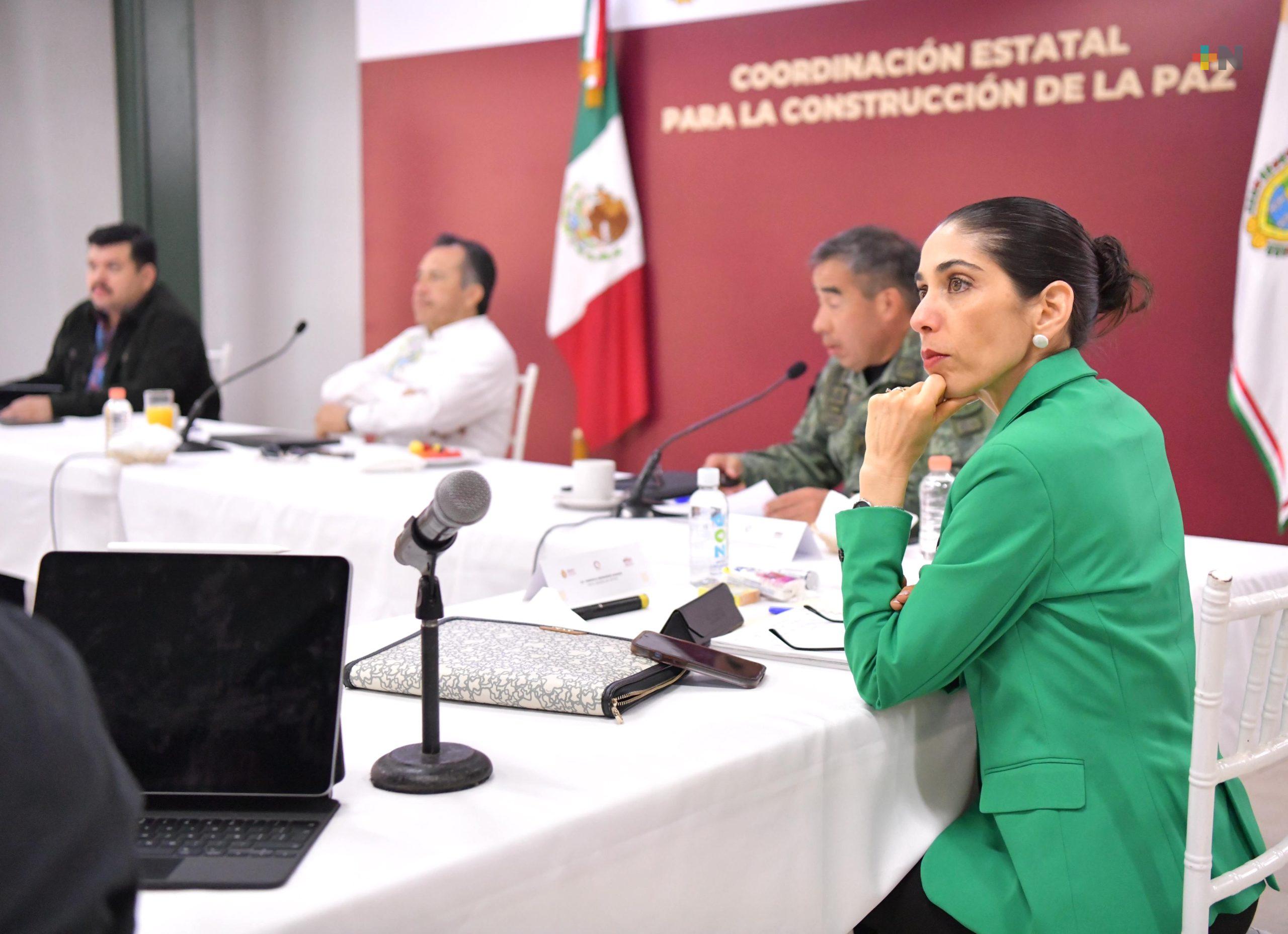 FGE brindó informe en la Mesa para Construcción de la Paz, este martes