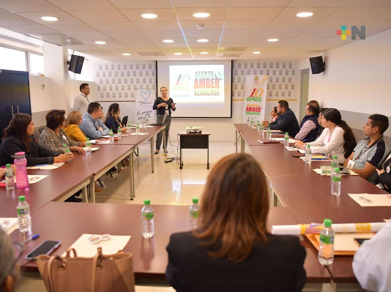 FGE realiza capacitación del programa Alerta Ámber Veracruz