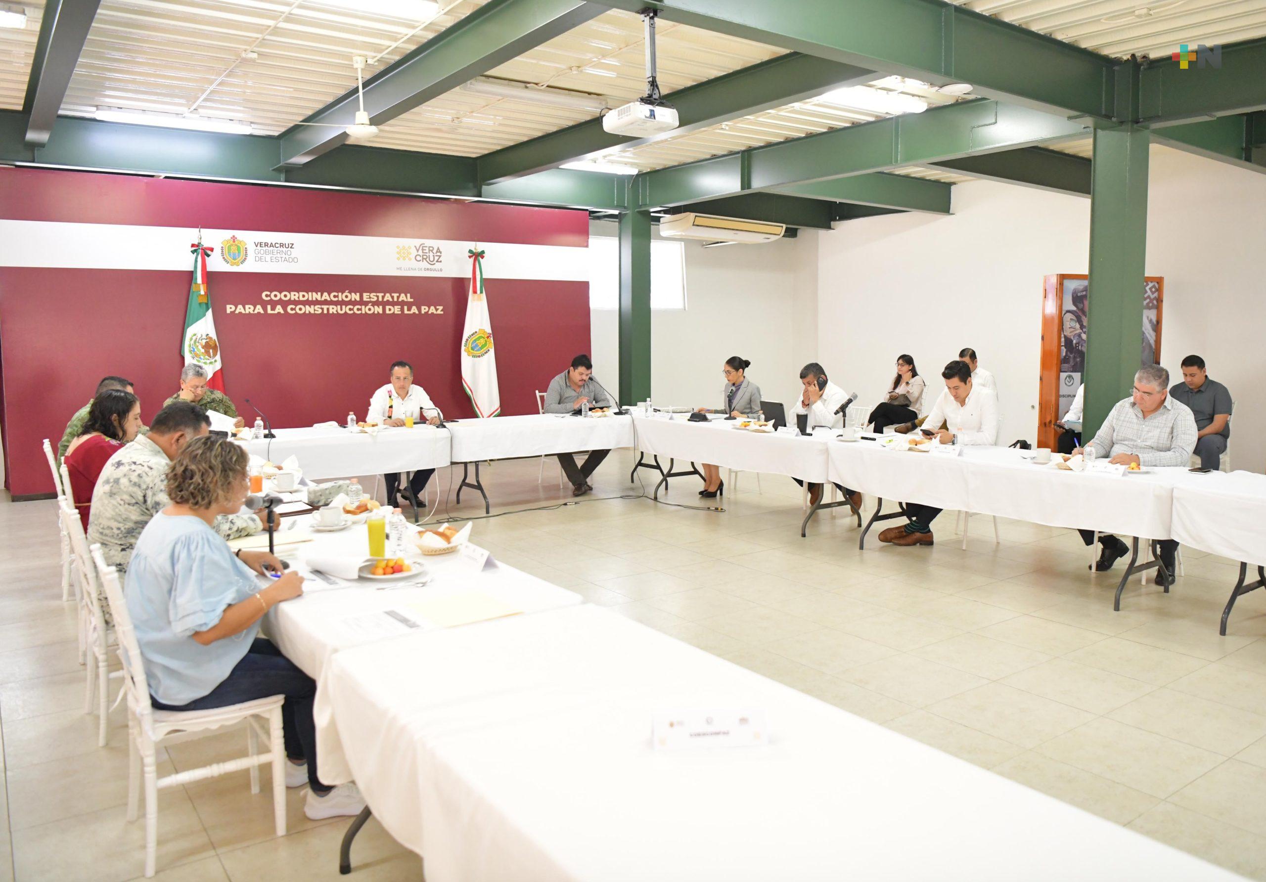 En Emiliano Zapata, FGE brinde informe en Mesa para Construcción de la Paz