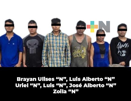 Atrapa Policía Estatal a banda de extorsionadores y narcomenudistas en Poza Rica