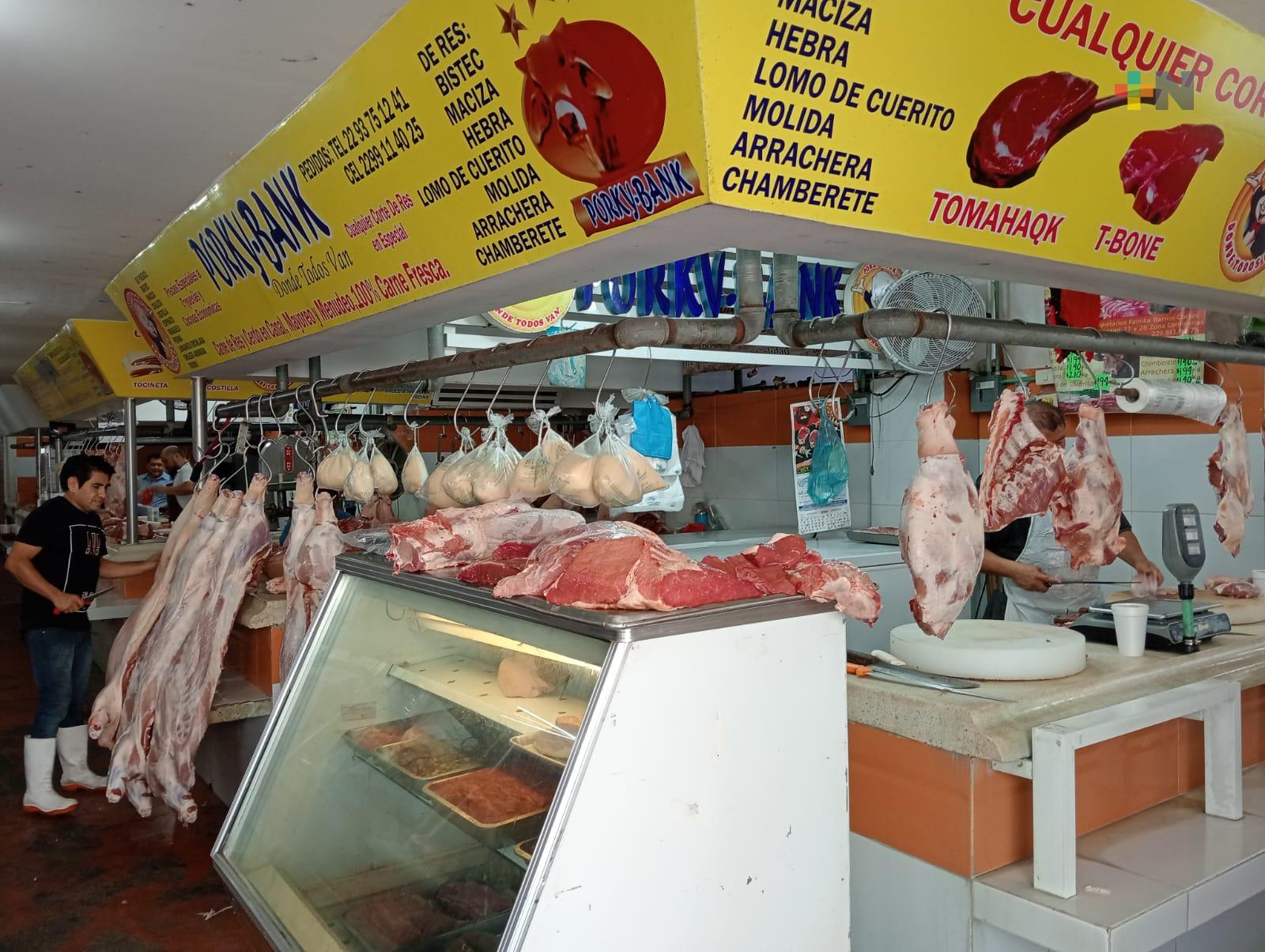 Con Semana Santa bajan ventas en carnicerías del mercado Hidalgo de Veracruz