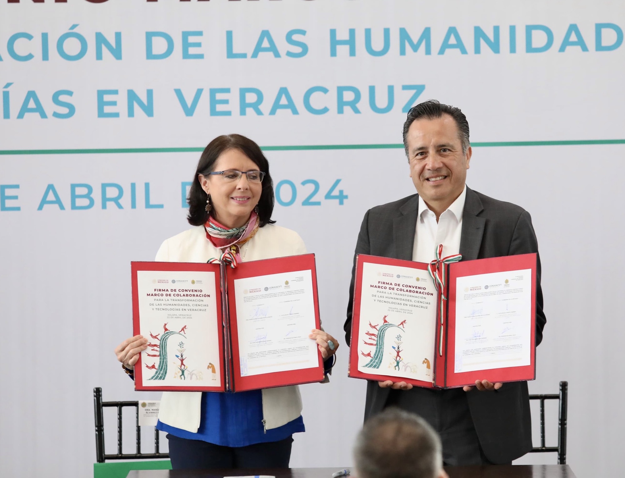 Conahcyt y Veracruz firman convenio para el avance humanístico, científico, tecnológico y de innovación