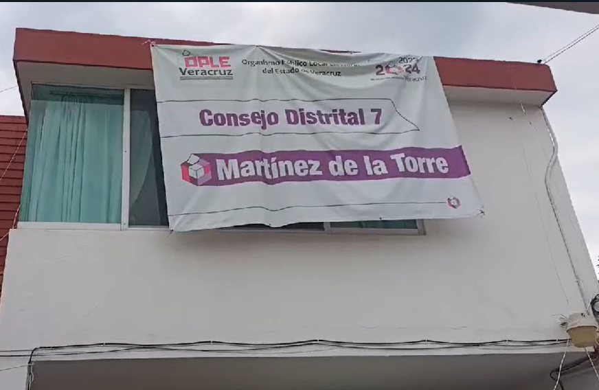 Consejo Local del OPLE en Martínez de la Torre, listo para recibir paquetes electorales