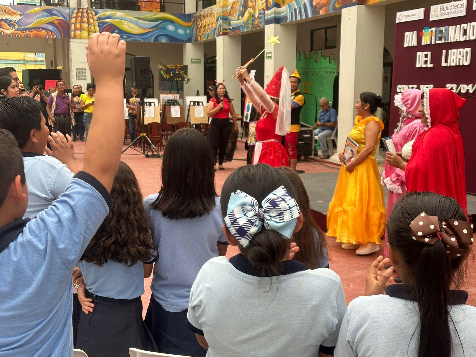 Escuelas primarias de Coatza celebraron el Día Internacional del Libro
