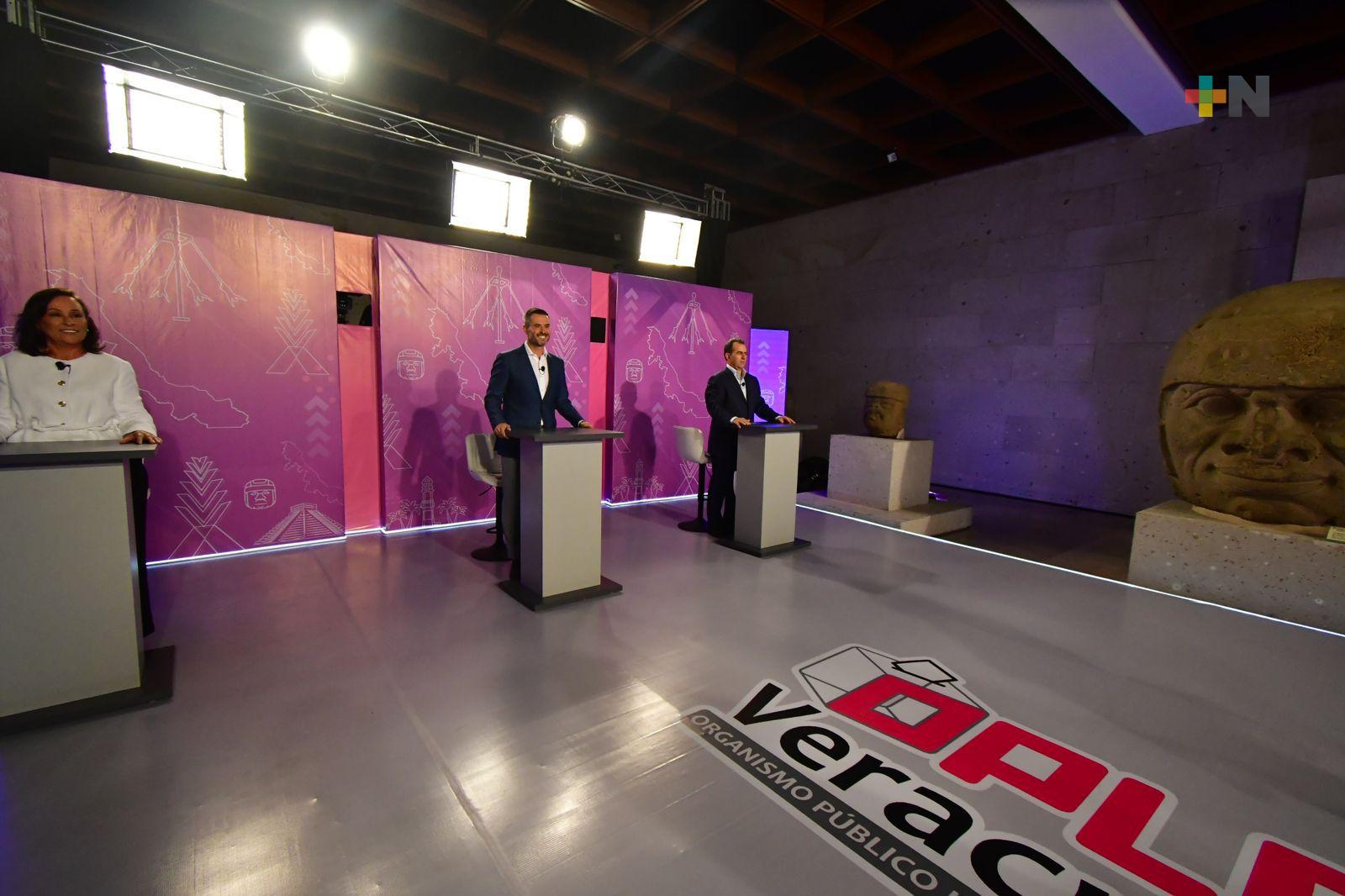 Se celebra el primer debate de candidata y candidatos a la gubernatura de Veracruz