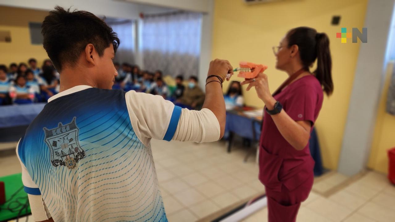 Impulsan el programa Educación para la Salud en secundarias de Coatzacoalcos