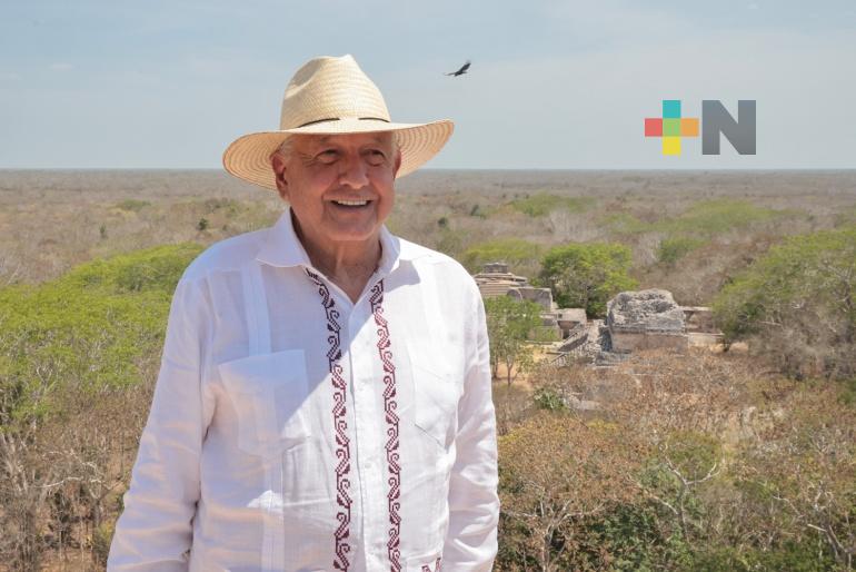 Presidente supervisa trabajos de zonas arqueológicas e infraestructura en el sureste