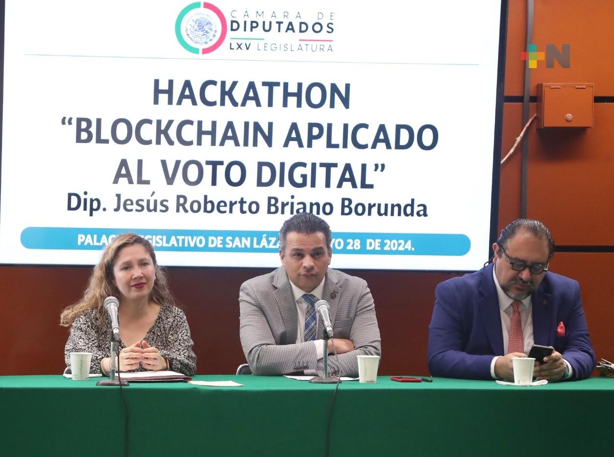 Inauguran diputados el “Hackathon, Blockchain aplicado al voto digital»
