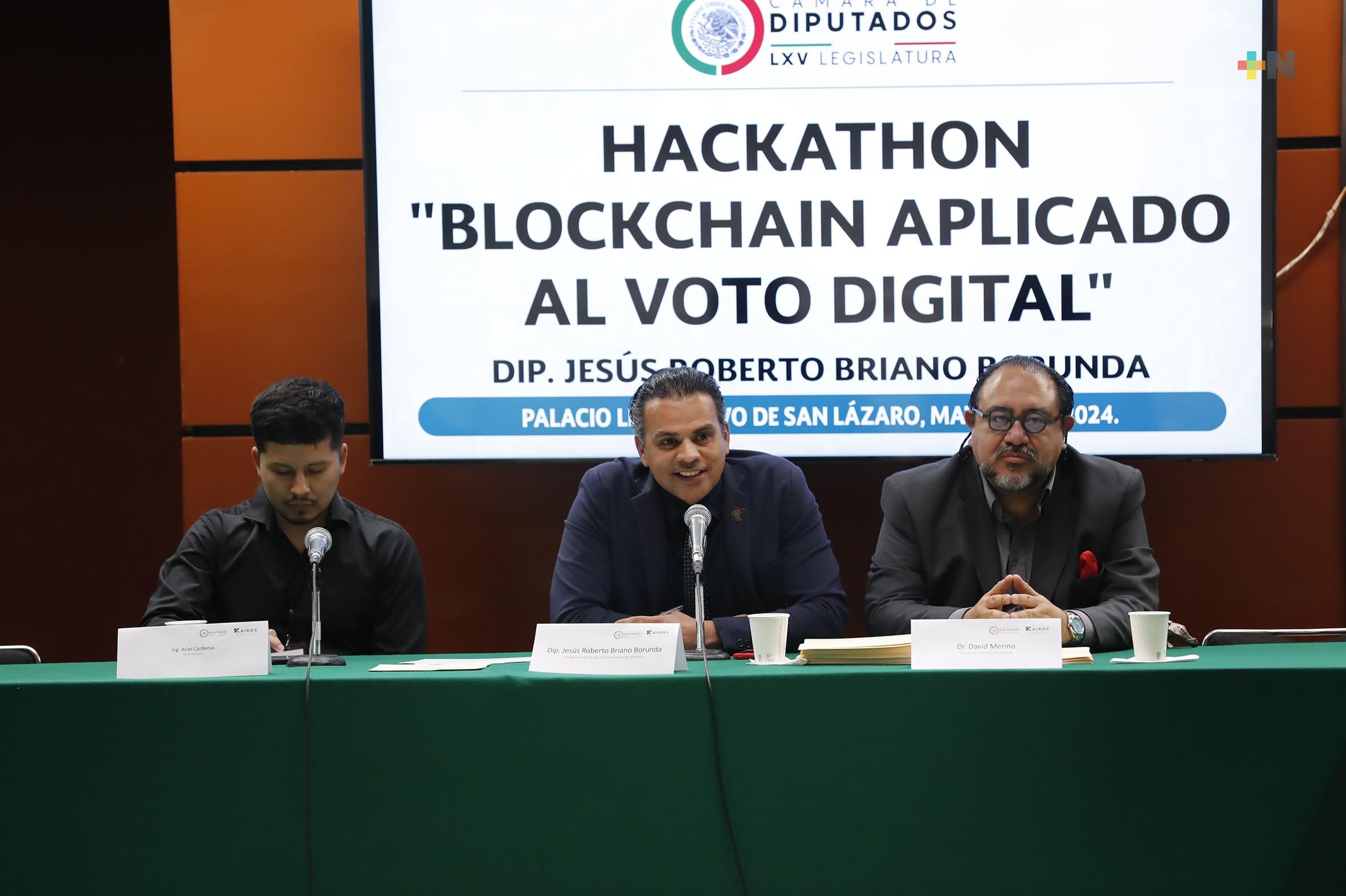 Clausuran en la Cámara de Diputados “Blockchain aplicado al voto digital”