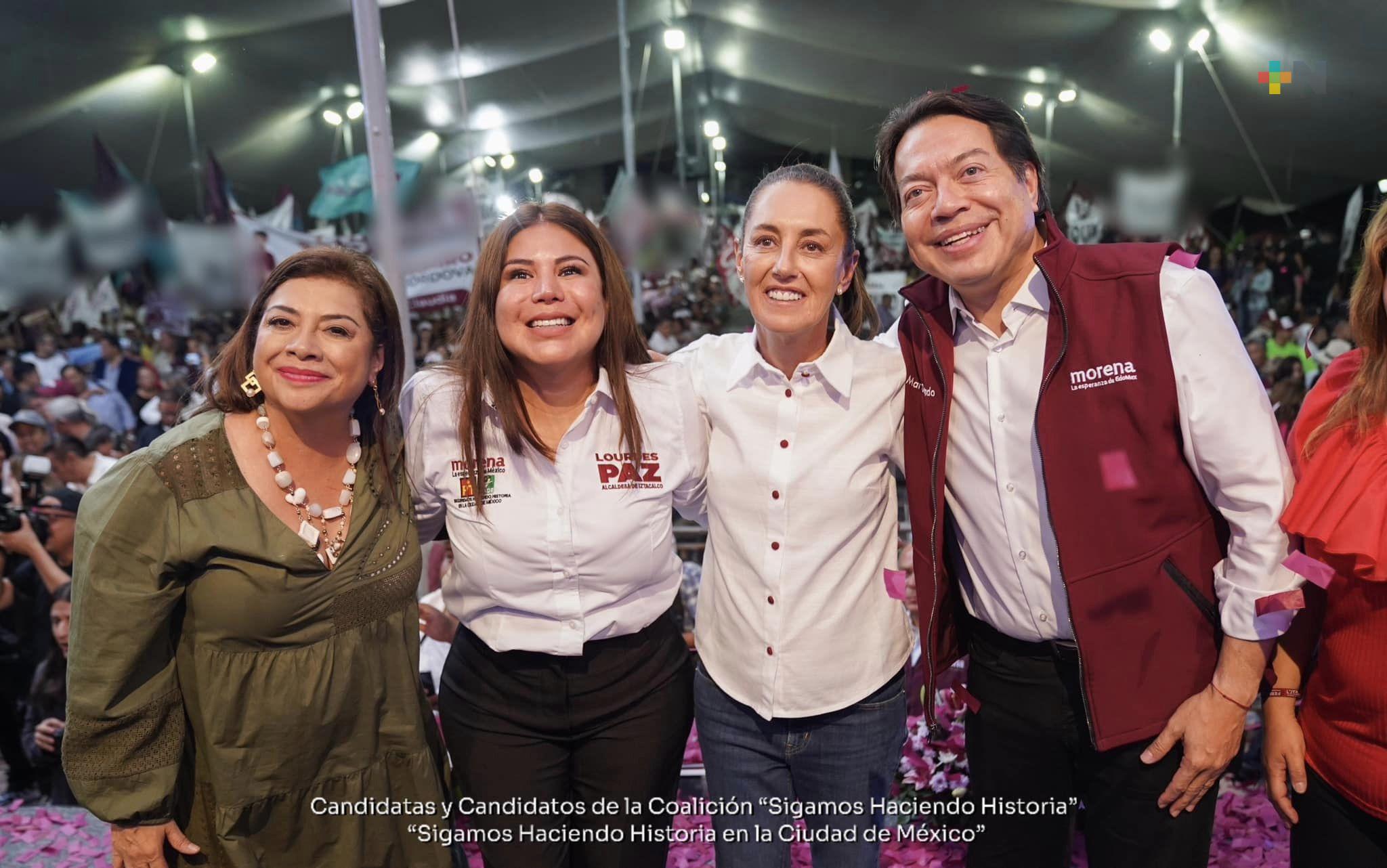 Claudia Sheinbaum se compromete a seguir apoyando a la Ciudad de México